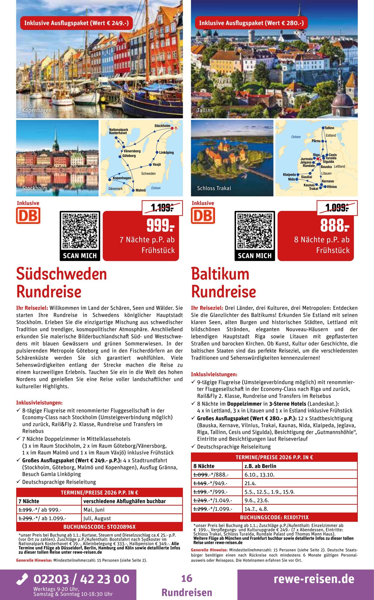 Prospekt REWE Reisen 27.10.2025 - 03.11.2025