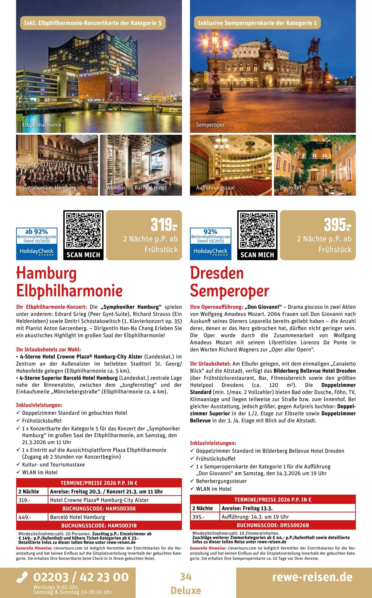 Prospekt REWE Reisen 27.10.2025 - 03.11.2025