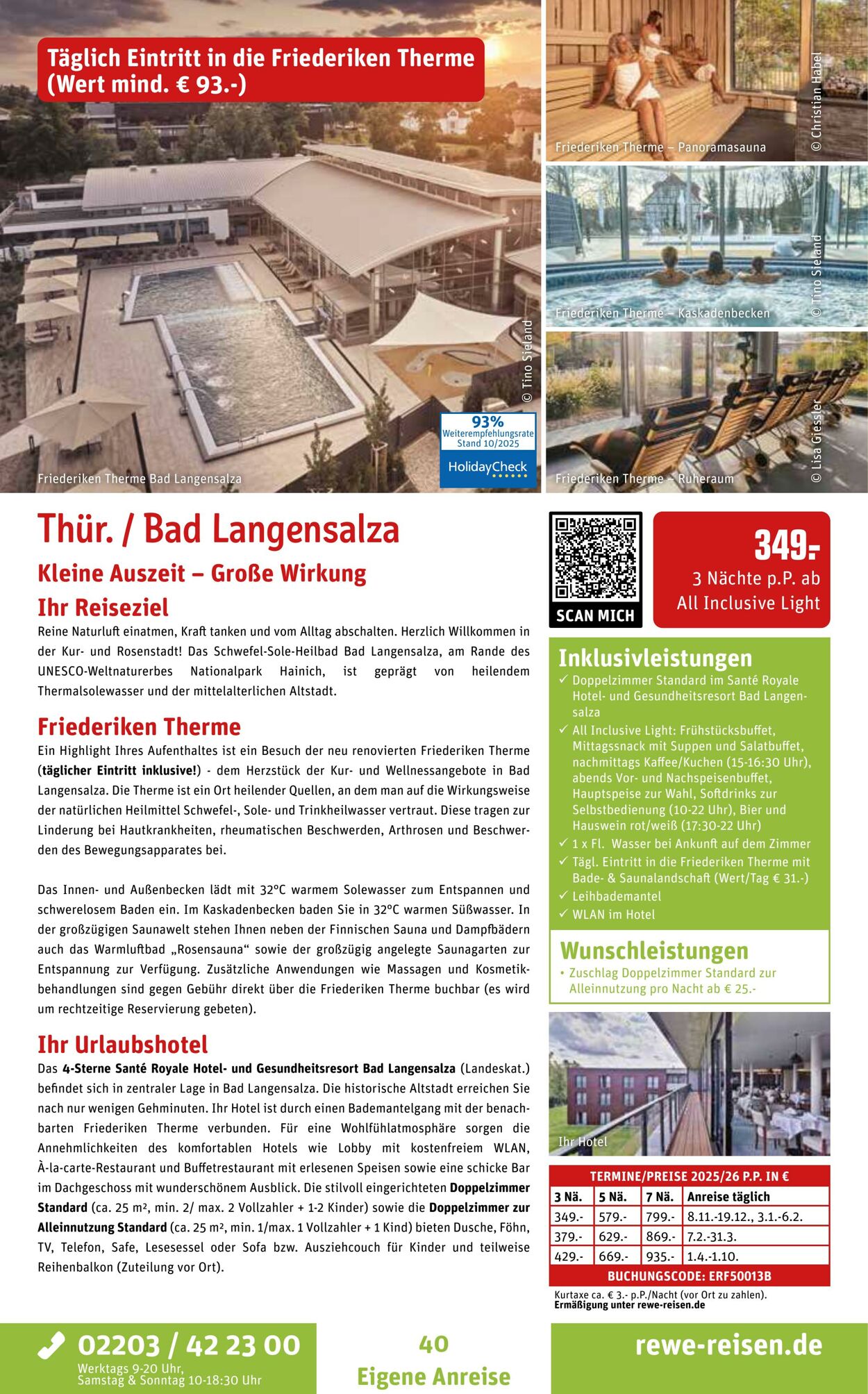Prospekt REWE Reisen 27.10.2025 - 03.11.2025