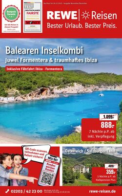 Prospekt REWE Reisen 27.10.2025 - 03.11.2025