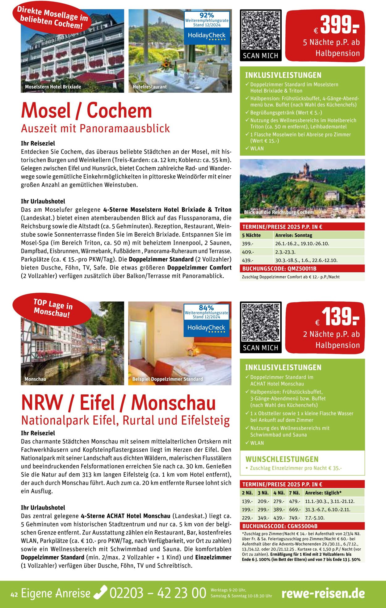 Prospekt REWE Reisen 24.12.2024 - 31.01.2025