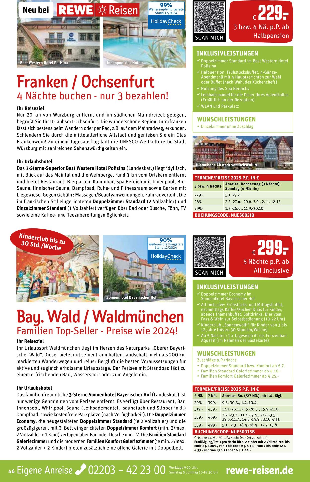 Prospekt REWE Reisen 24.12.2024 - 31.01.2025