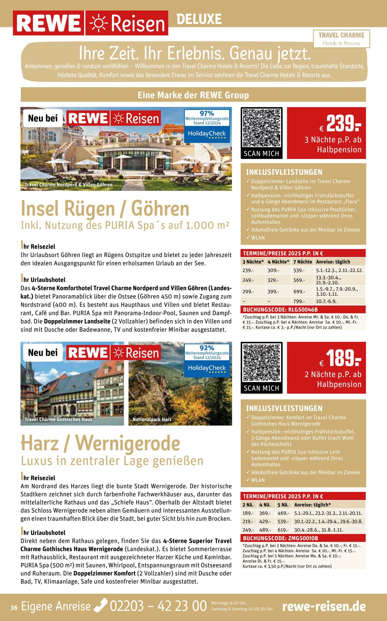 Prospekt REWE Reisen 24.12.2024 - 31.01.2025