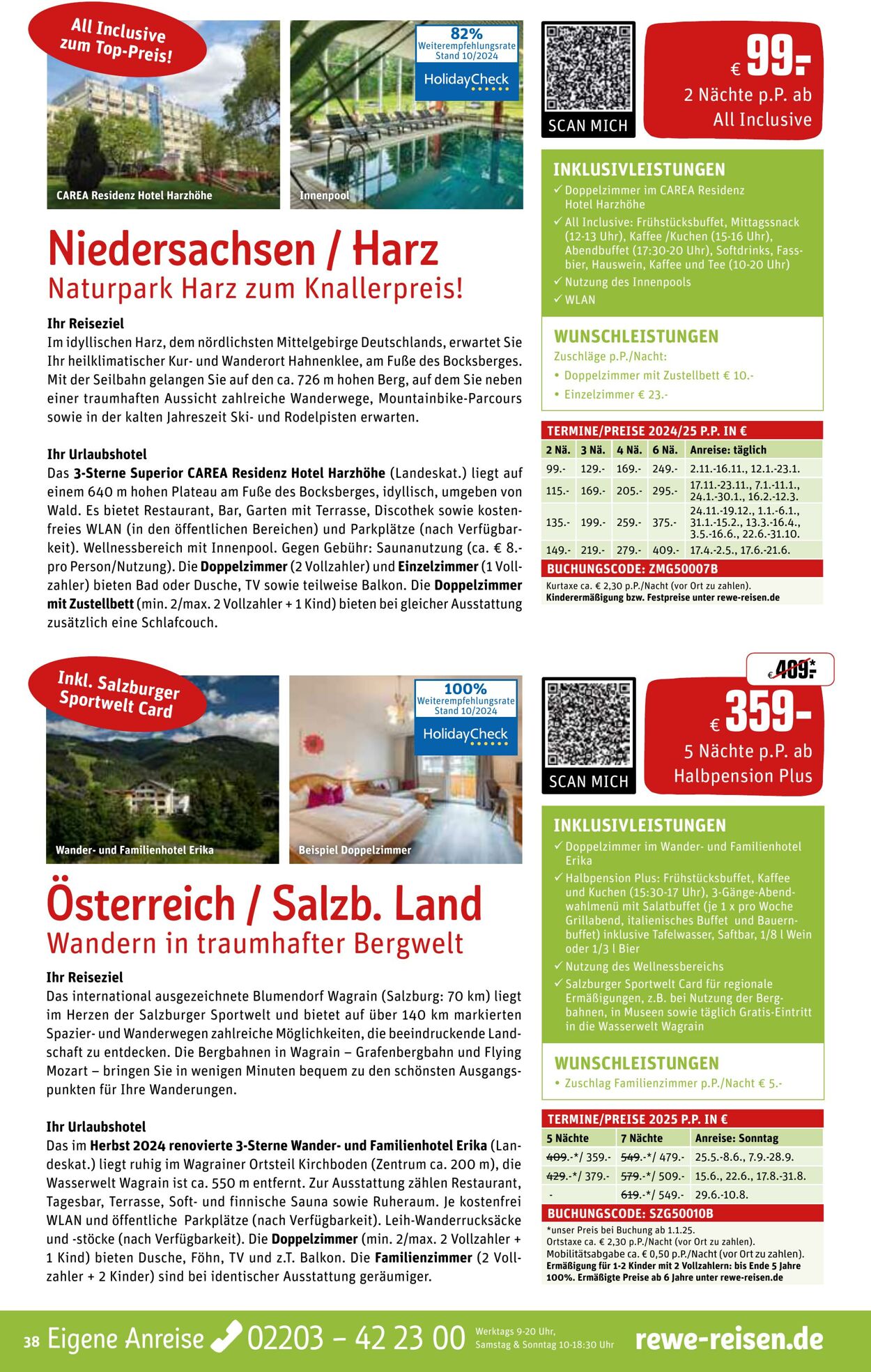 Prospekt REWE Reisen 31.10.2024 - 31.12.2024