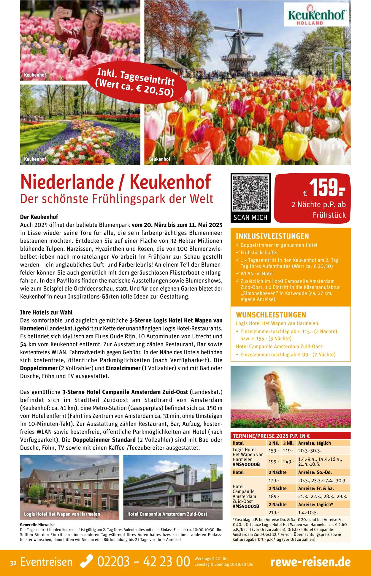 Prospekt REWE Reisen 31.10.2024 - 31.12.2024