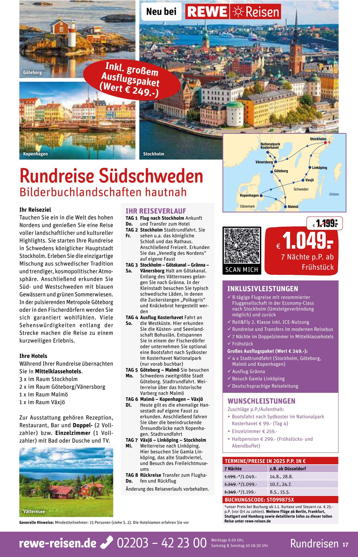 Prospekt REWE Reisen 31.10.2024 - 31.12.2024