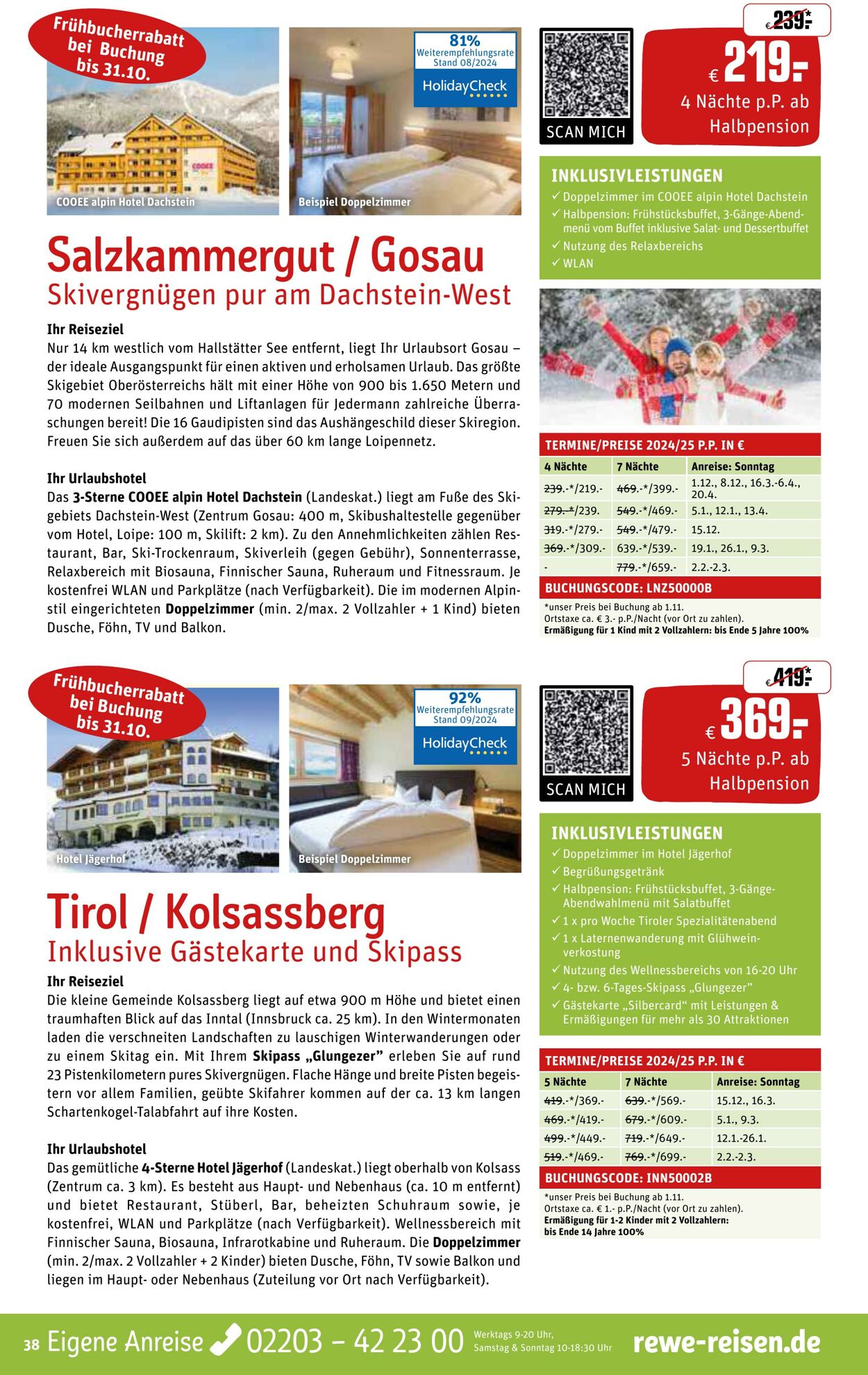 Prospekt REWE Reisen 25.09.2024 - 25.10.2024