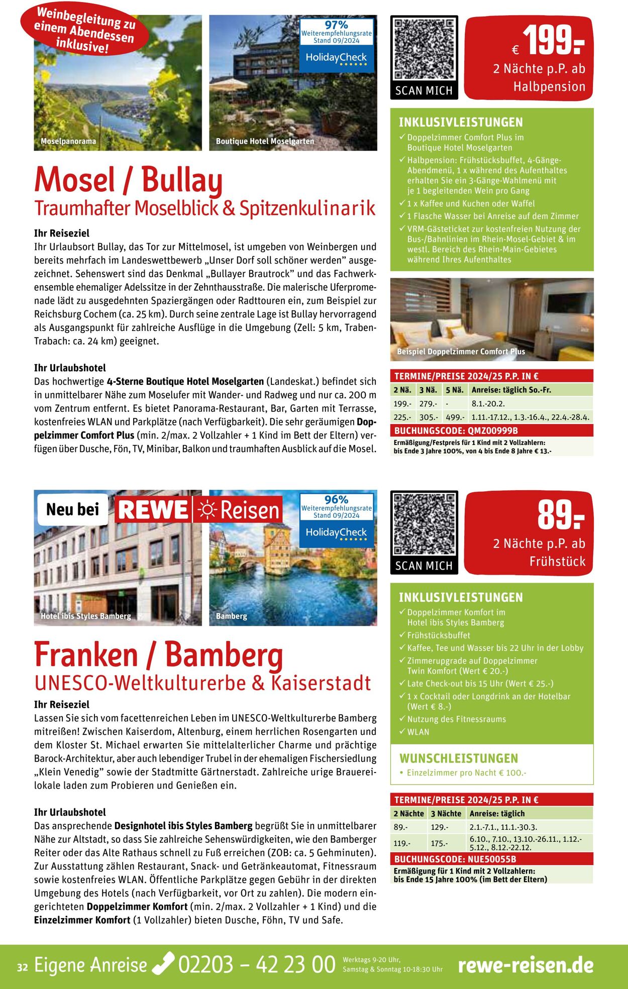 Prospekt REWE Reisen 25.09.2024 - 25.10.2024