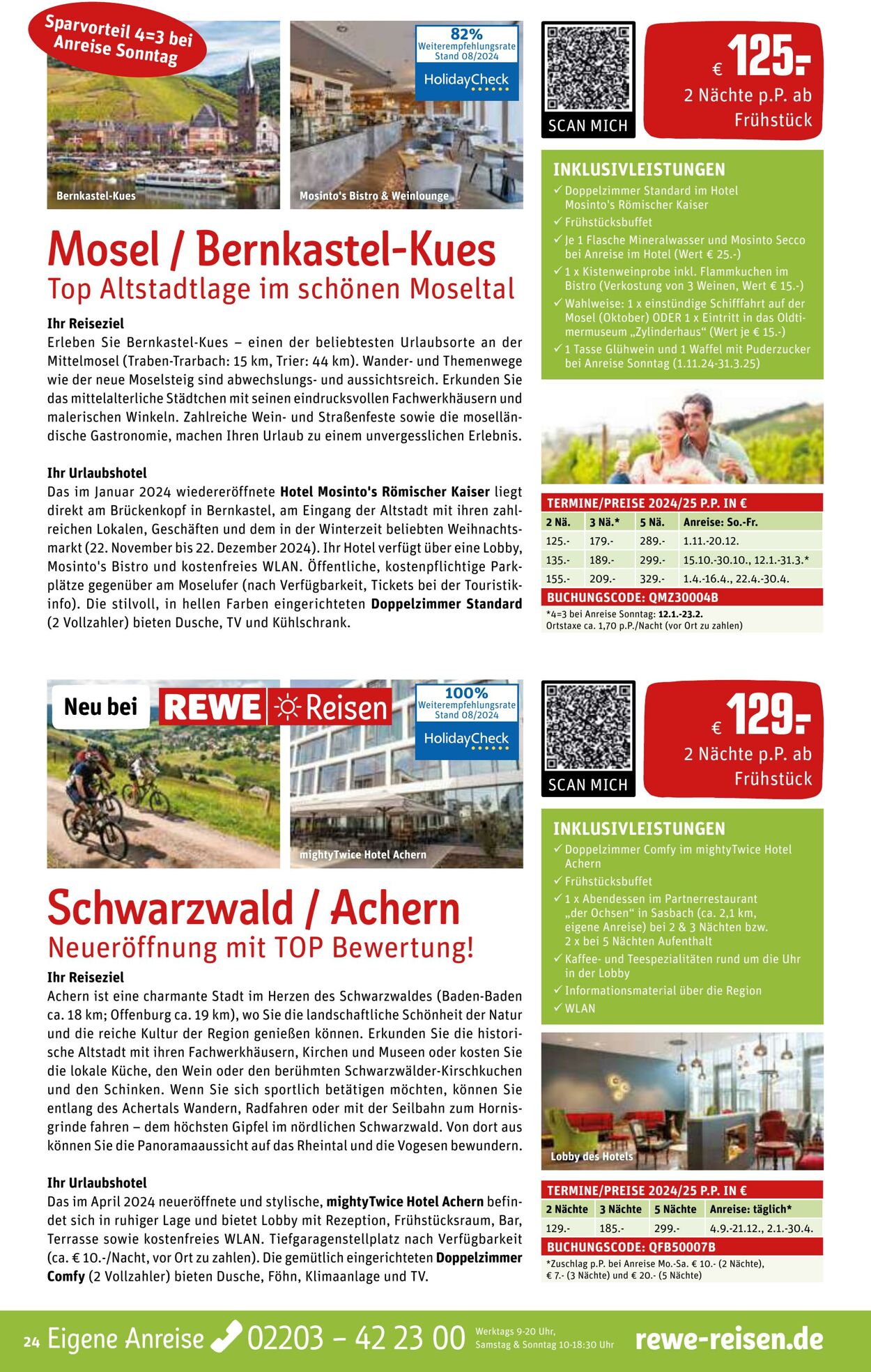 Prospekt REWE Reisen 01.09.2024 - 27.09.2024