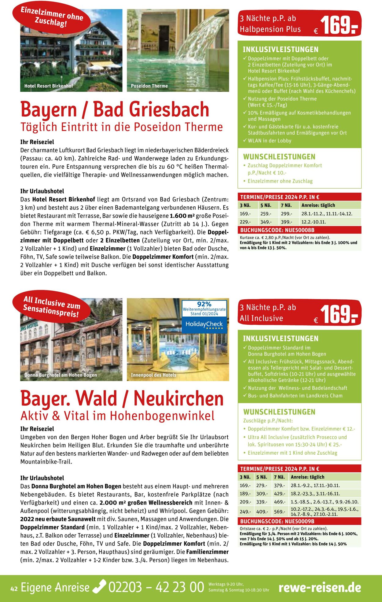 Prospekt REWE Reisen 29.01.2024 - 23.02.2024