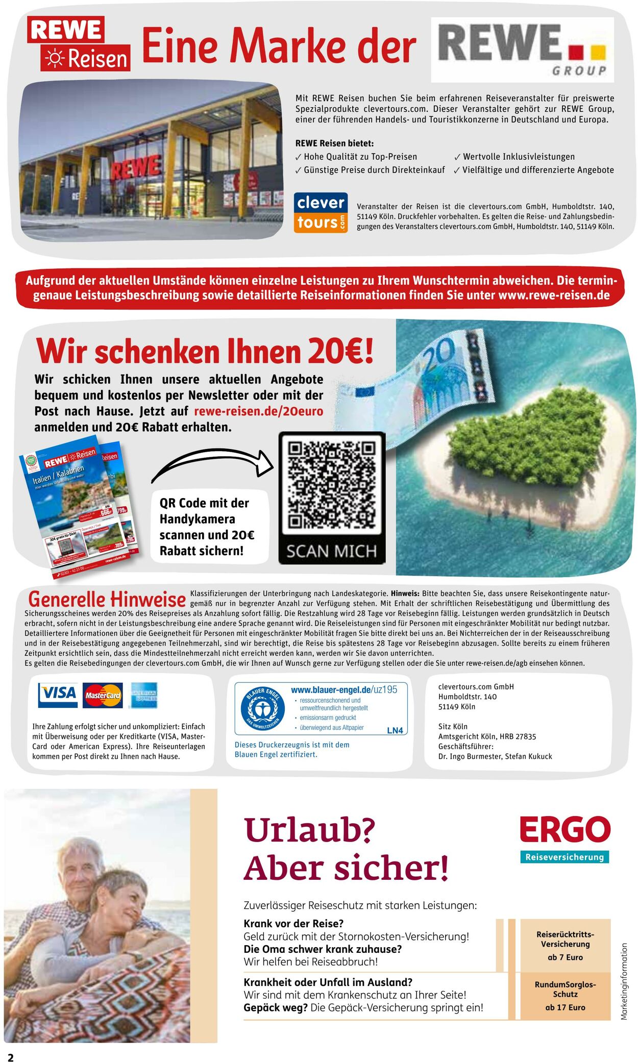 Prospekt REWE Reisen 29.01.2024 - 23.02.2024