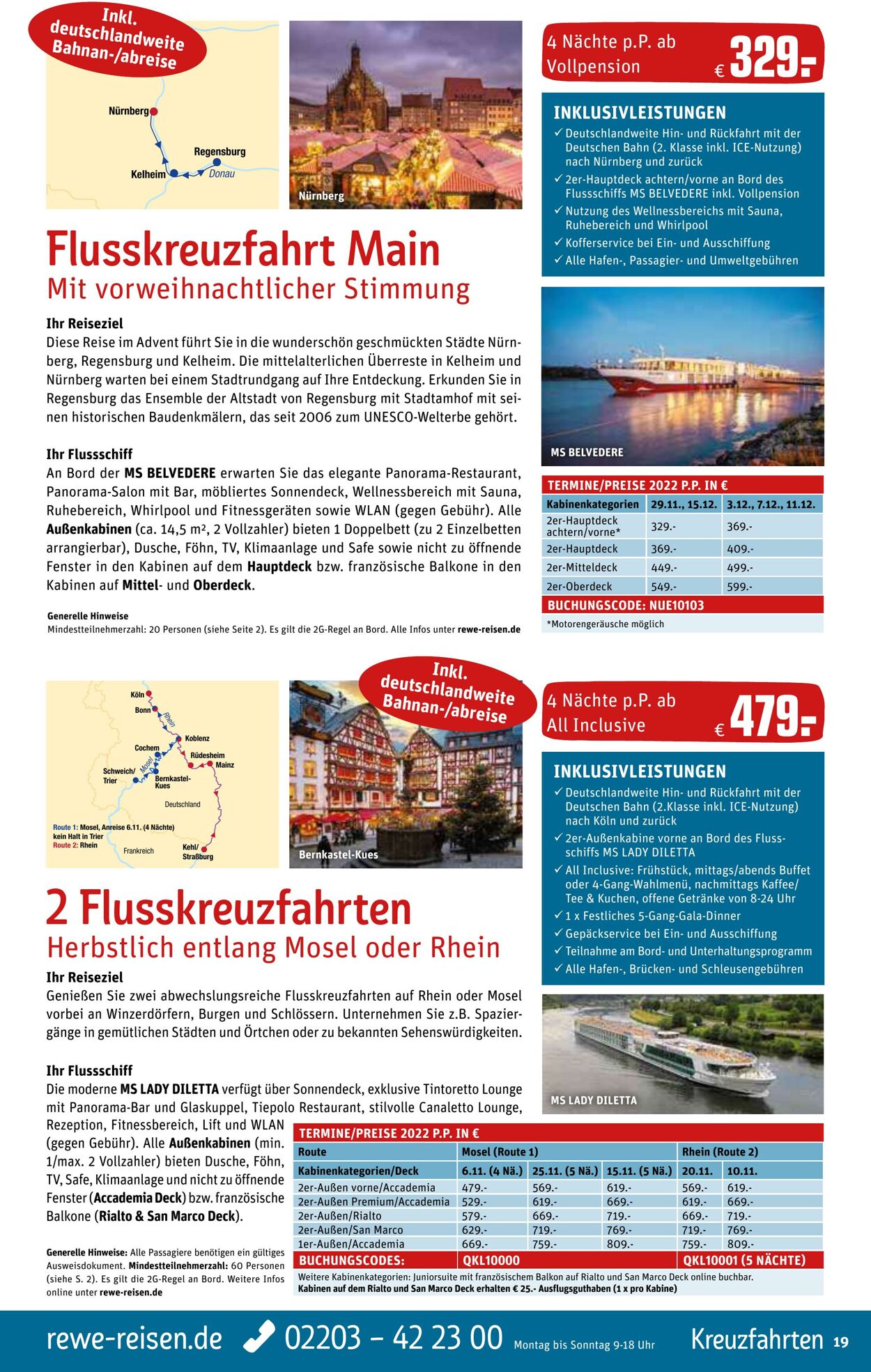 Prospekt REWE Reisen 02.07.2022 - 29.07.2022