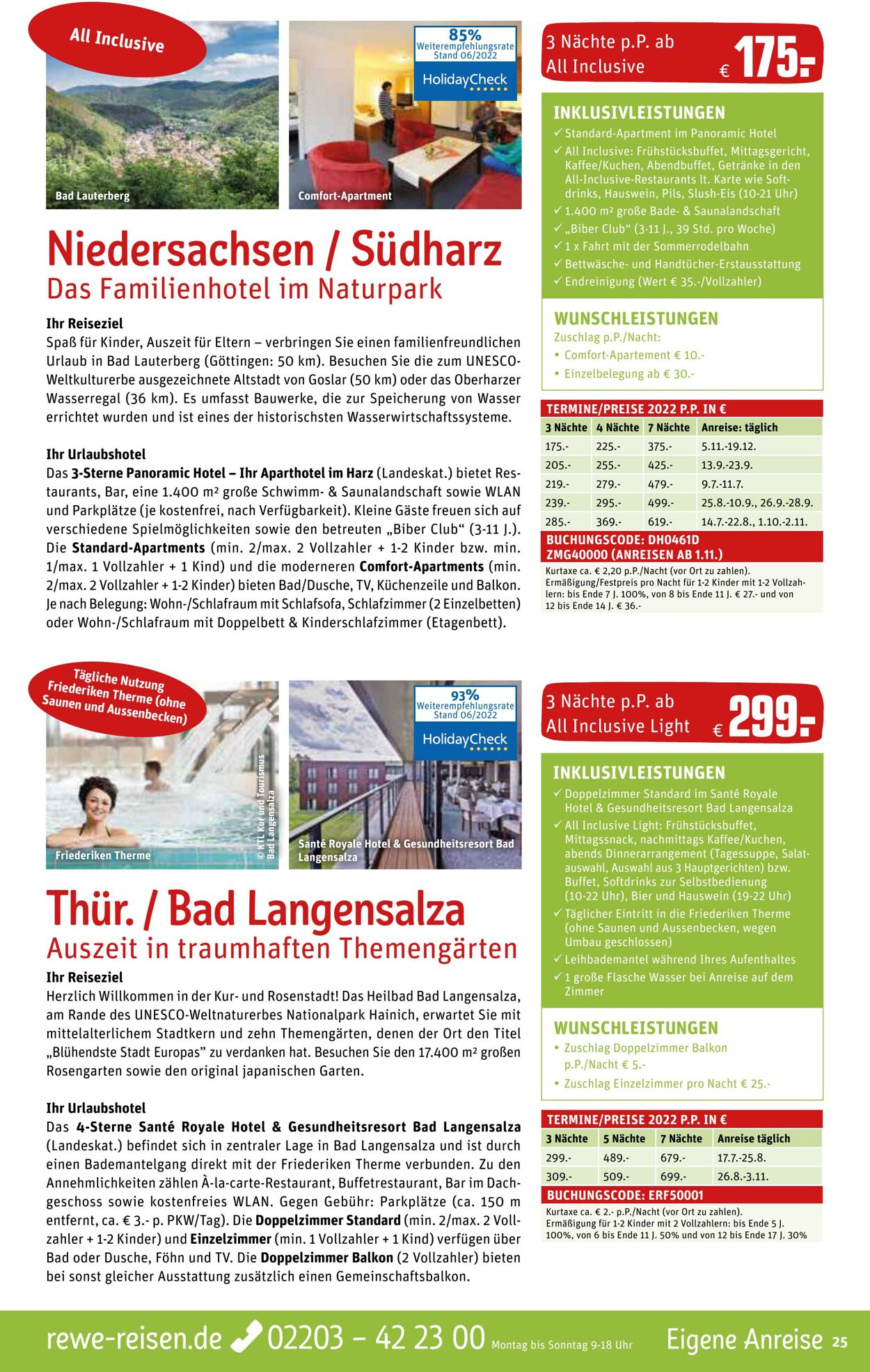 Prospekt REWE Reisen 02.07.2022 - 29.07.2022