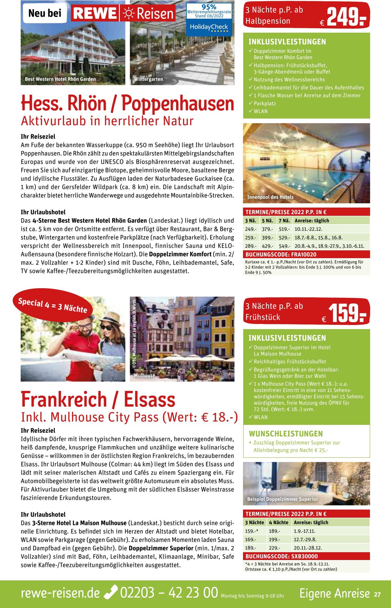 Prospekt REWE Reisen 02.07.2022 - 29.07.2022