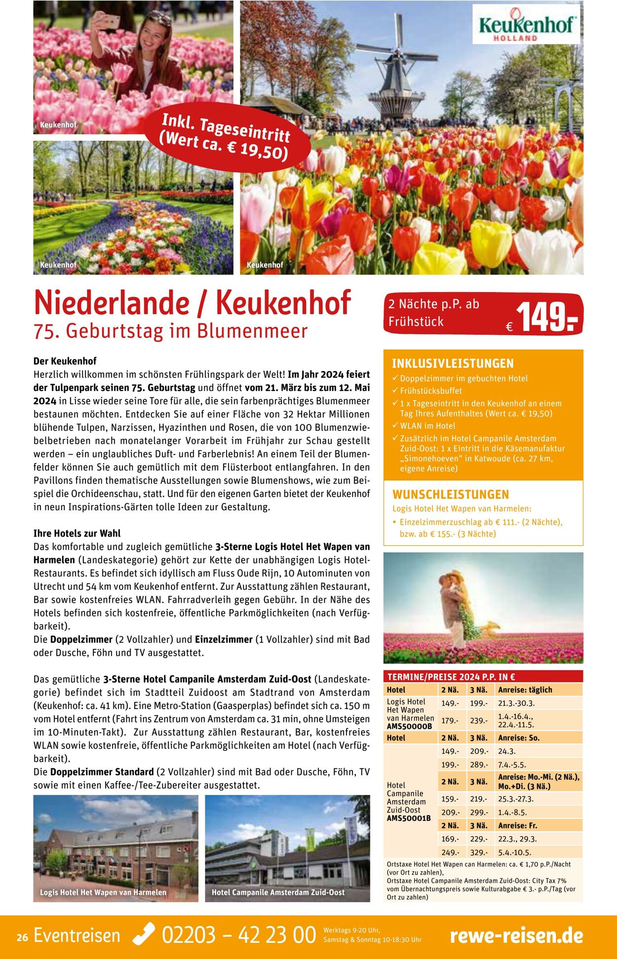 Prospekt REWE Reisen 30.10.2023 - 29.12.2023