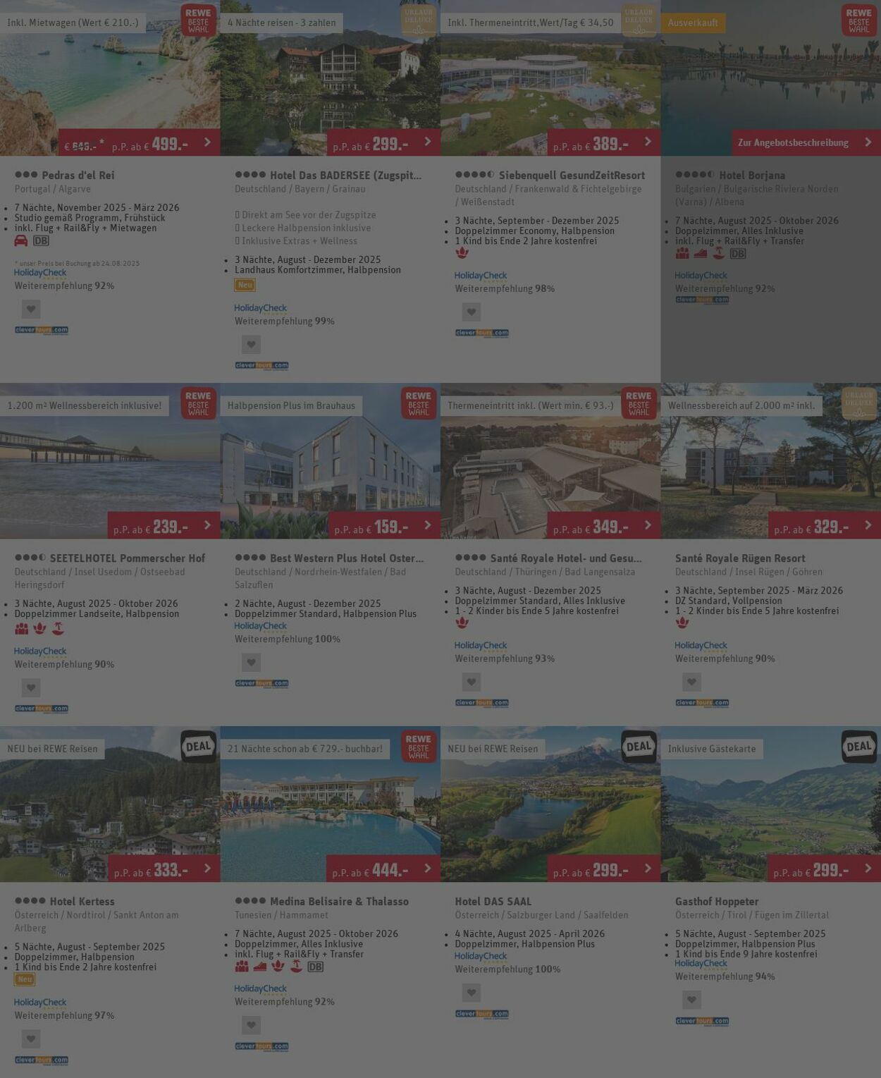 Prospekt REWE Reisen 18.08.2025 - 27.08.2025