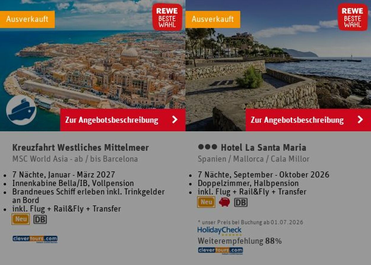 Prospekt Rewe 06.07.2026 - 15.07.2026