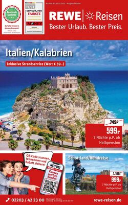 Prospekt Rewe 02.10.2025 - 16.10.2025