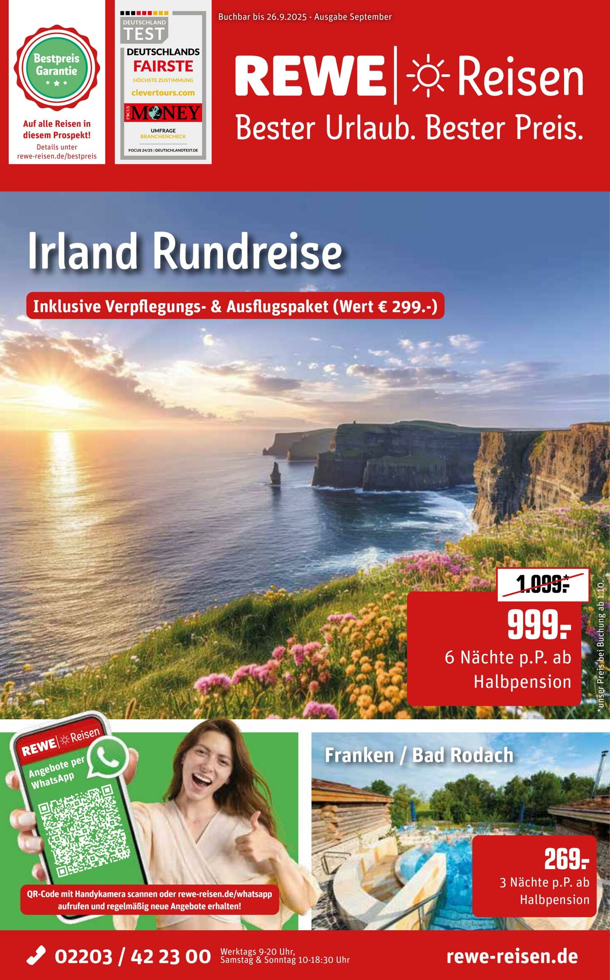 Prospekt Rewe 01.09.2025 - 15.09.2025