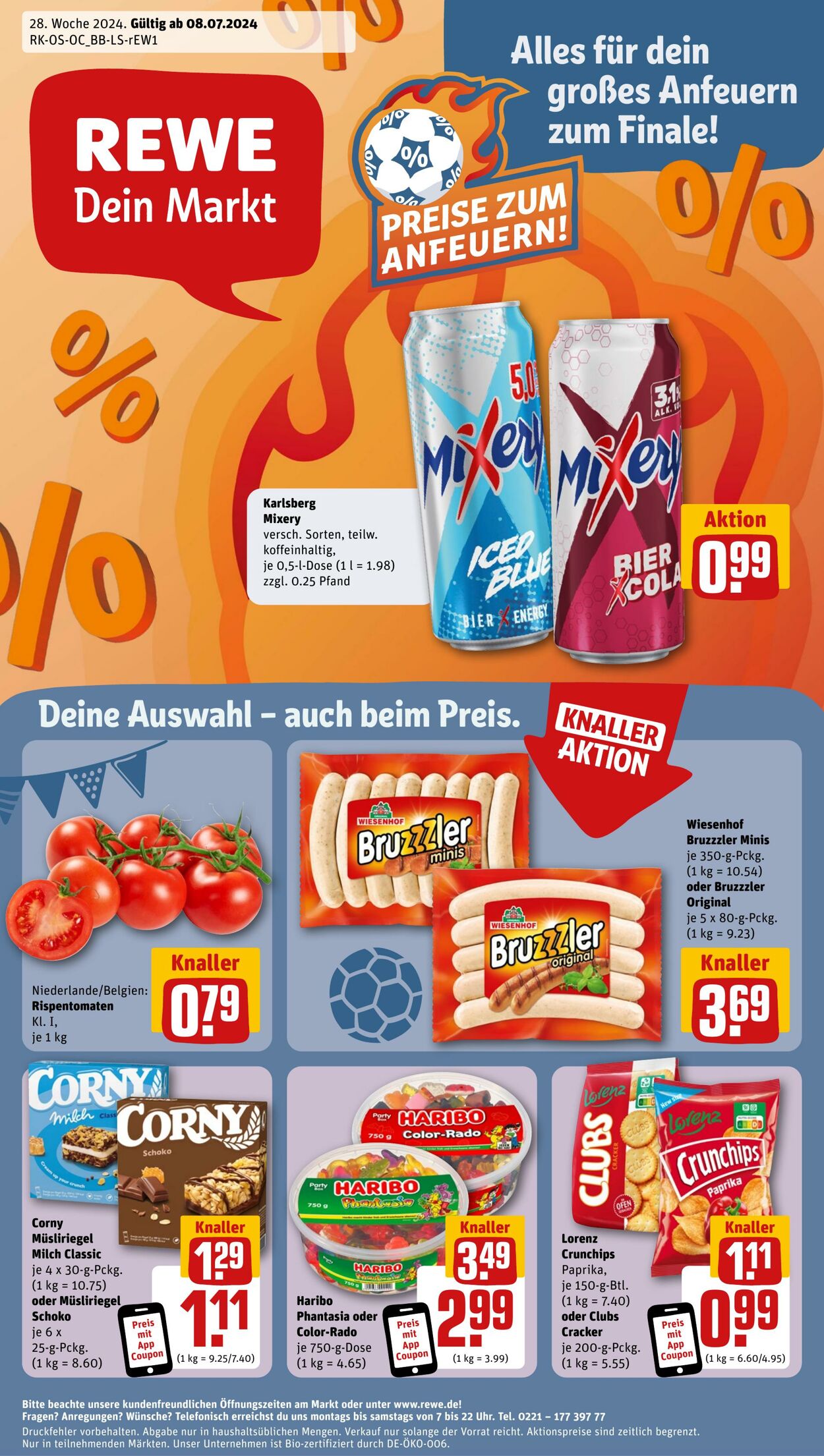 Prospekt Rewe 08.07.2024 - 13.07.2024