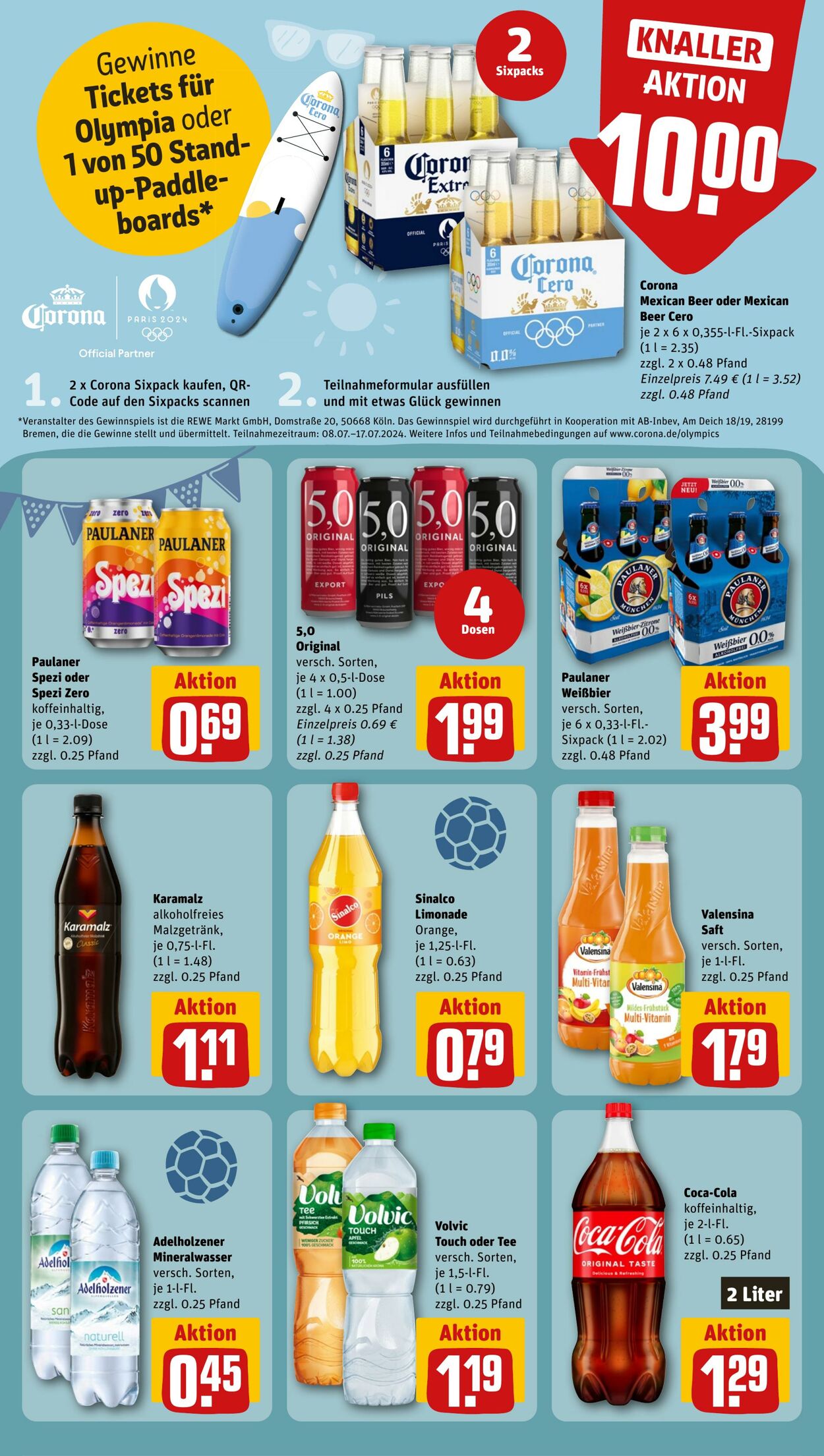 Prospekt Rewe 08.07.2024 - 13.07.2024