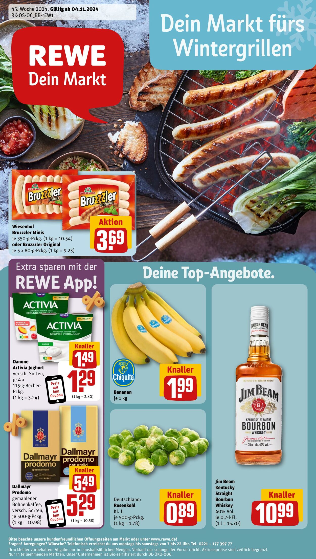 Prospekt Rewe 04.11.2024 - 09.11.2024