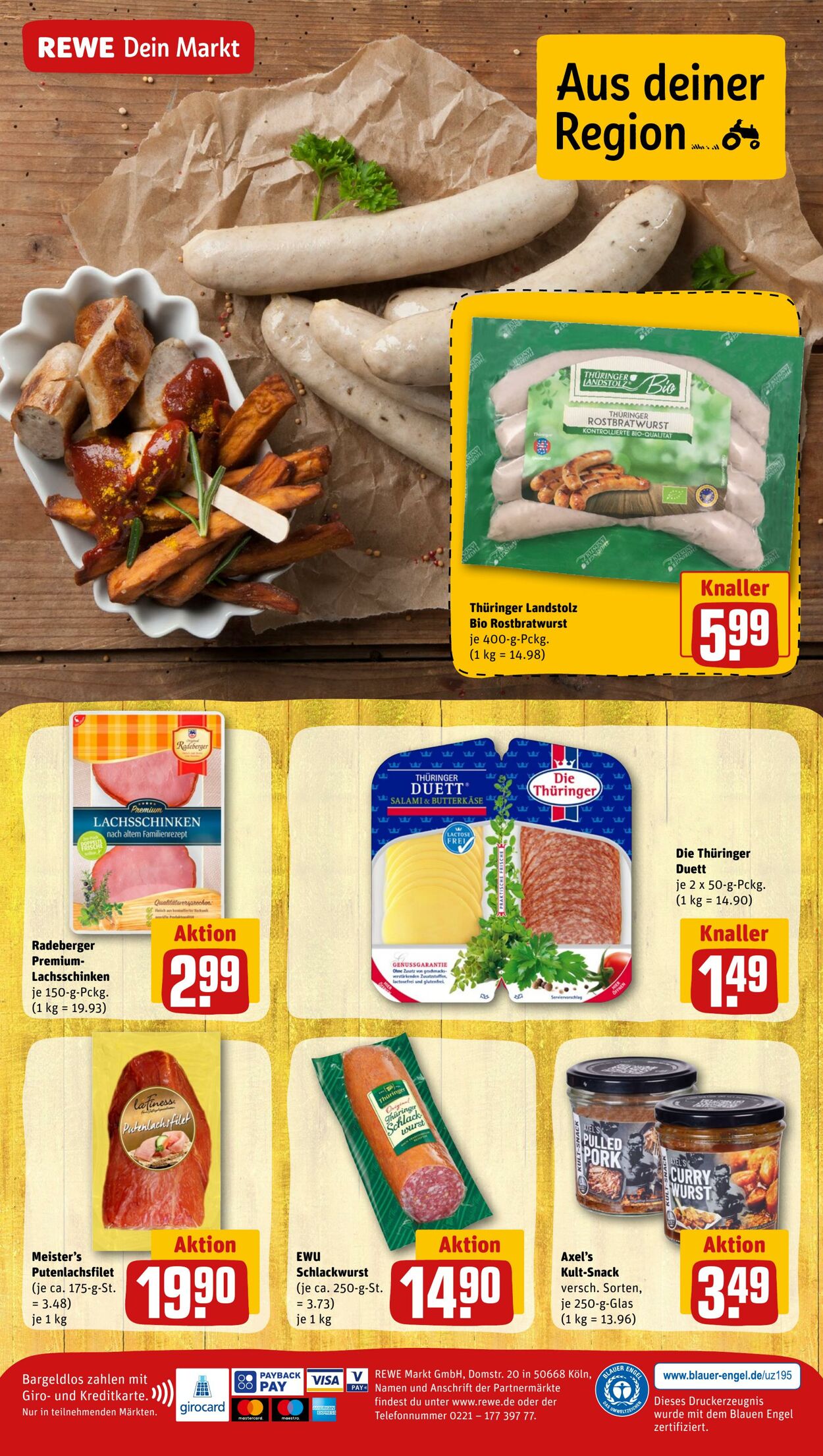 Prospekt Rewe 19.06.2023 - 24.06.2023