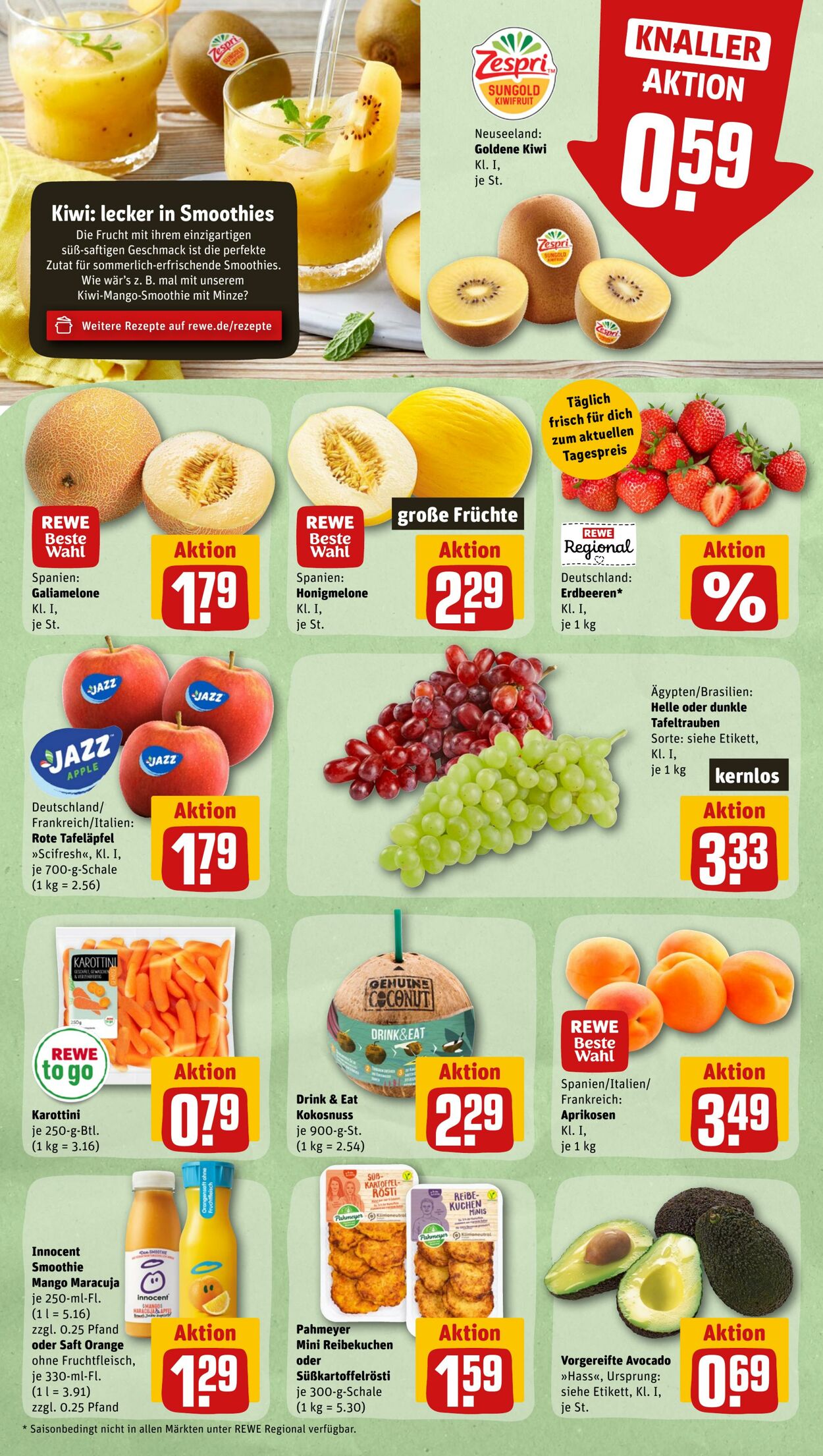 Prospekt Rewe 19.06.2023 - 24.06.2023