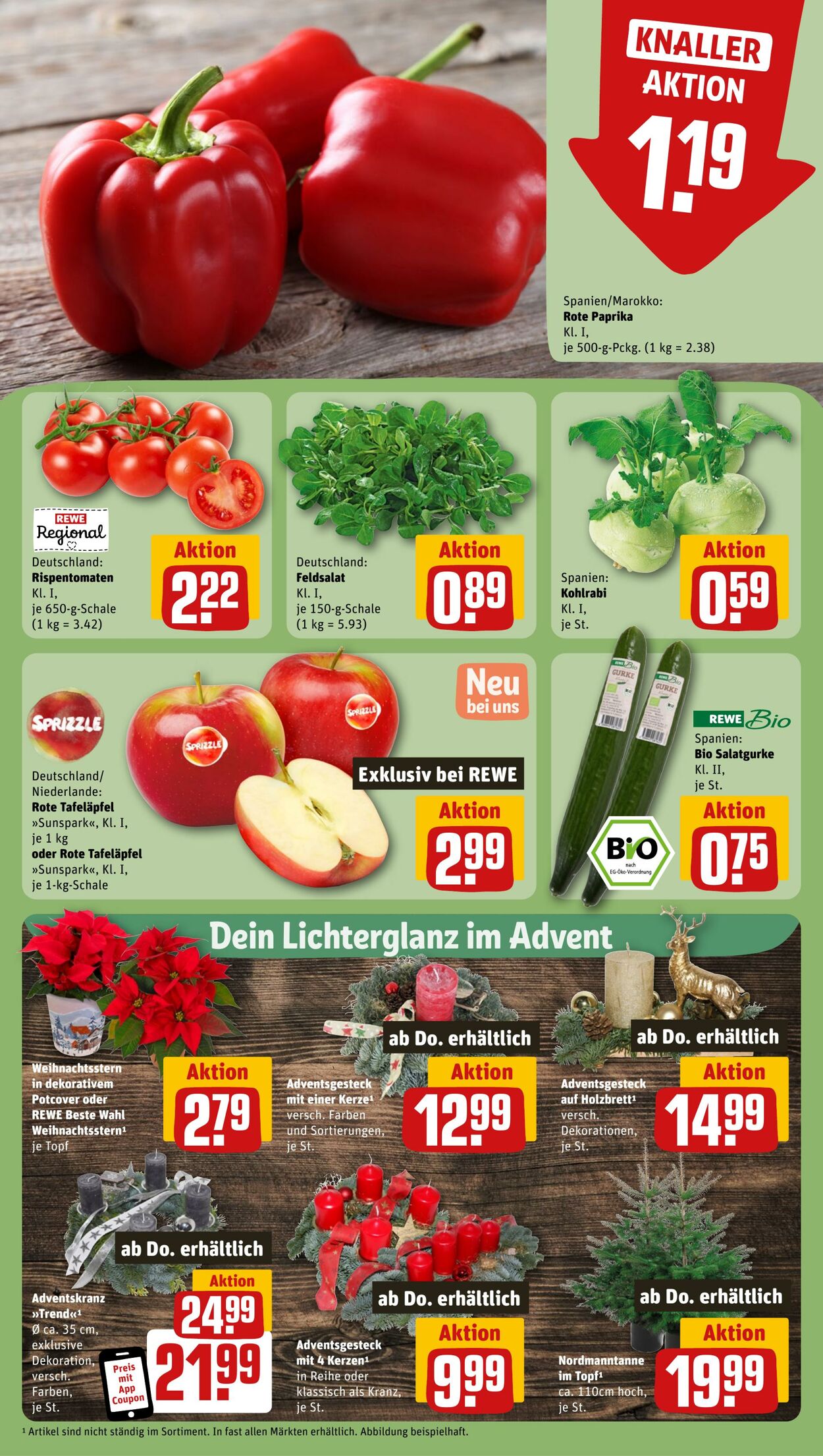 Prospekt Rewe 17.11.2024 - 25.11.2024