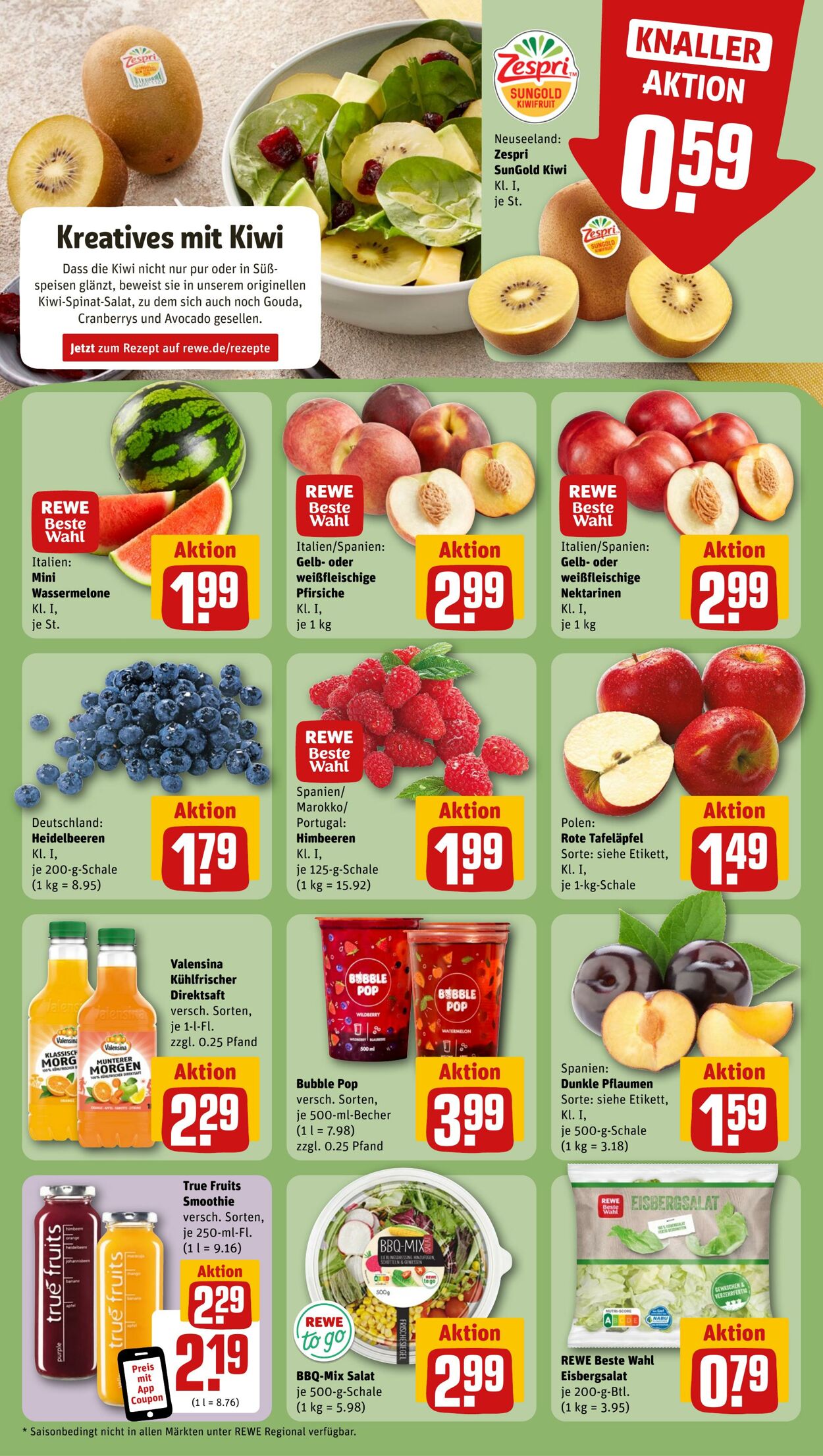 Prospekt Rewe 15.07.2024 - 20.07.2024