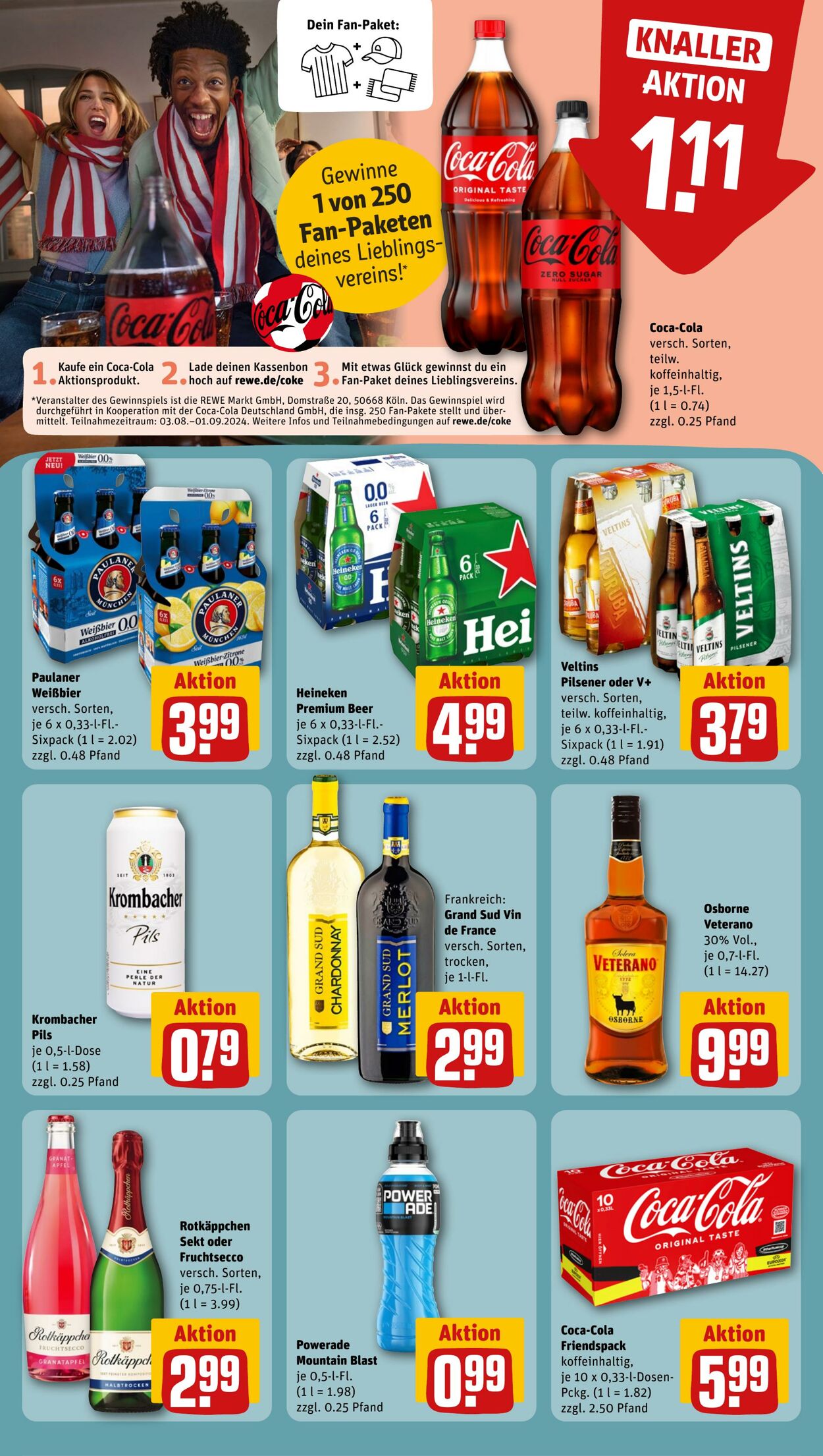 Prospekt Rewe 05.08.2024 - 10.08.2024