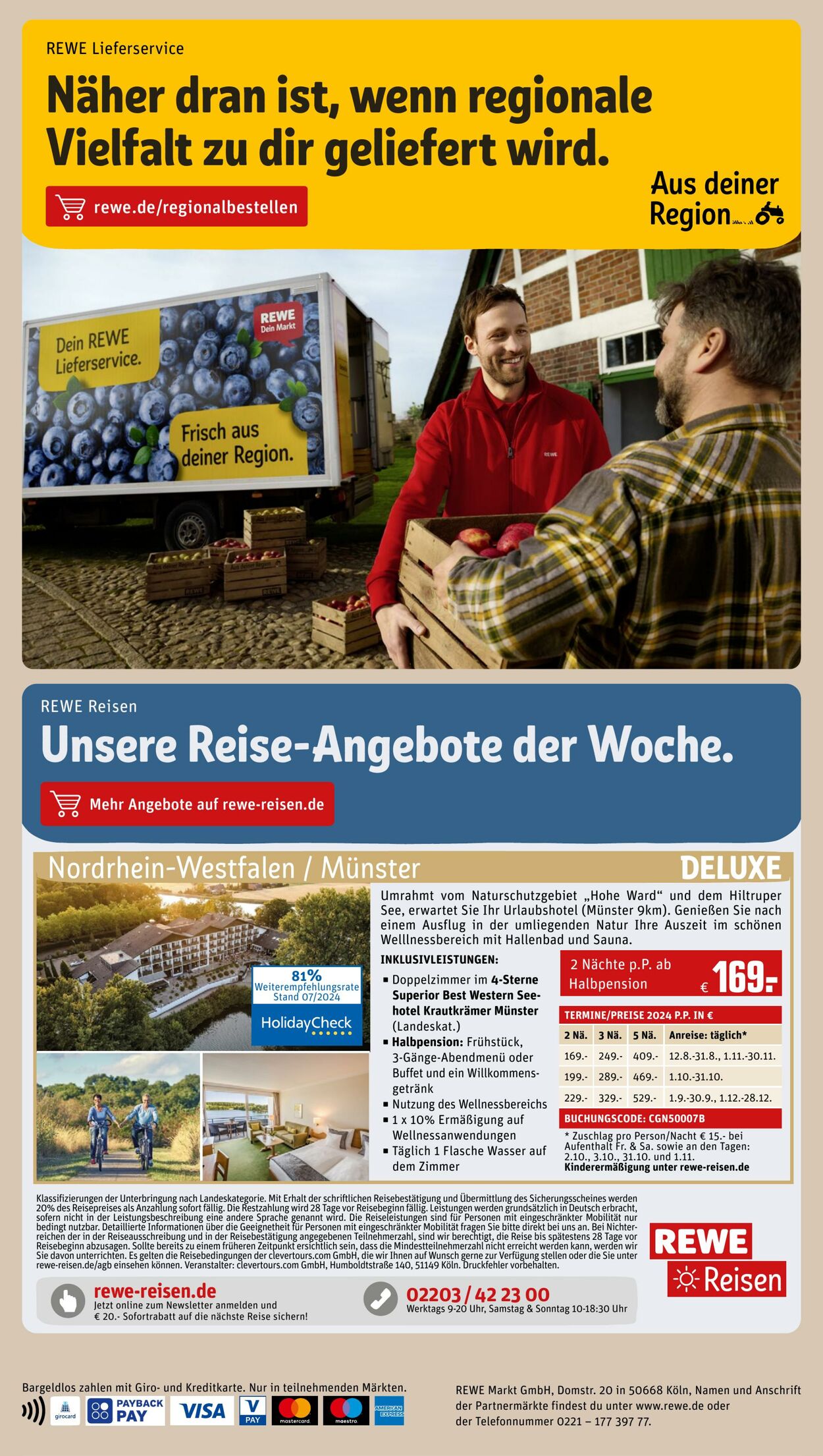 Prospekt Rewe 05.08.2024 - 10.08.2024