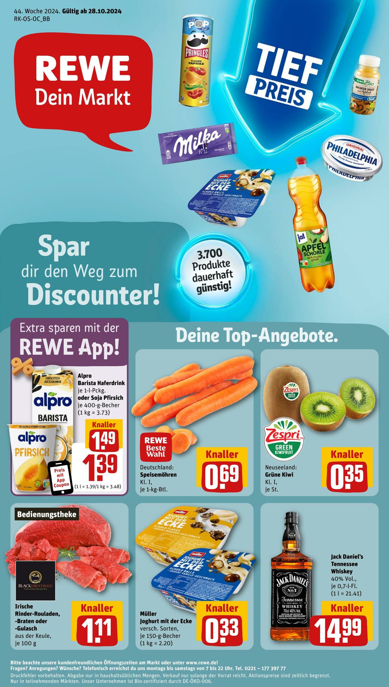 Prospekt Rewe 27.10.2024 - 04.11.2024