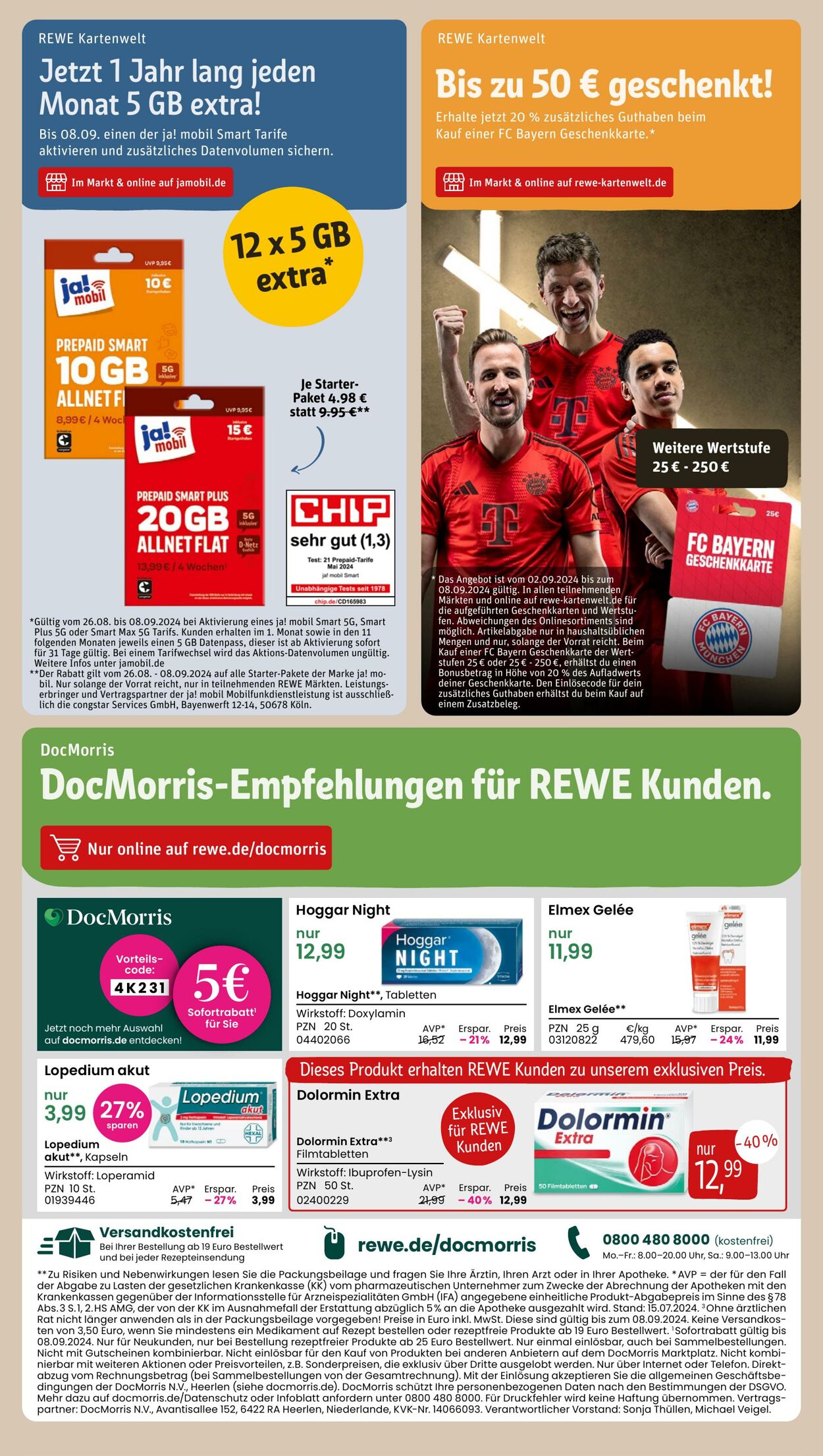 Prospekt Rewe 02.09.2024 - 07.09.2024