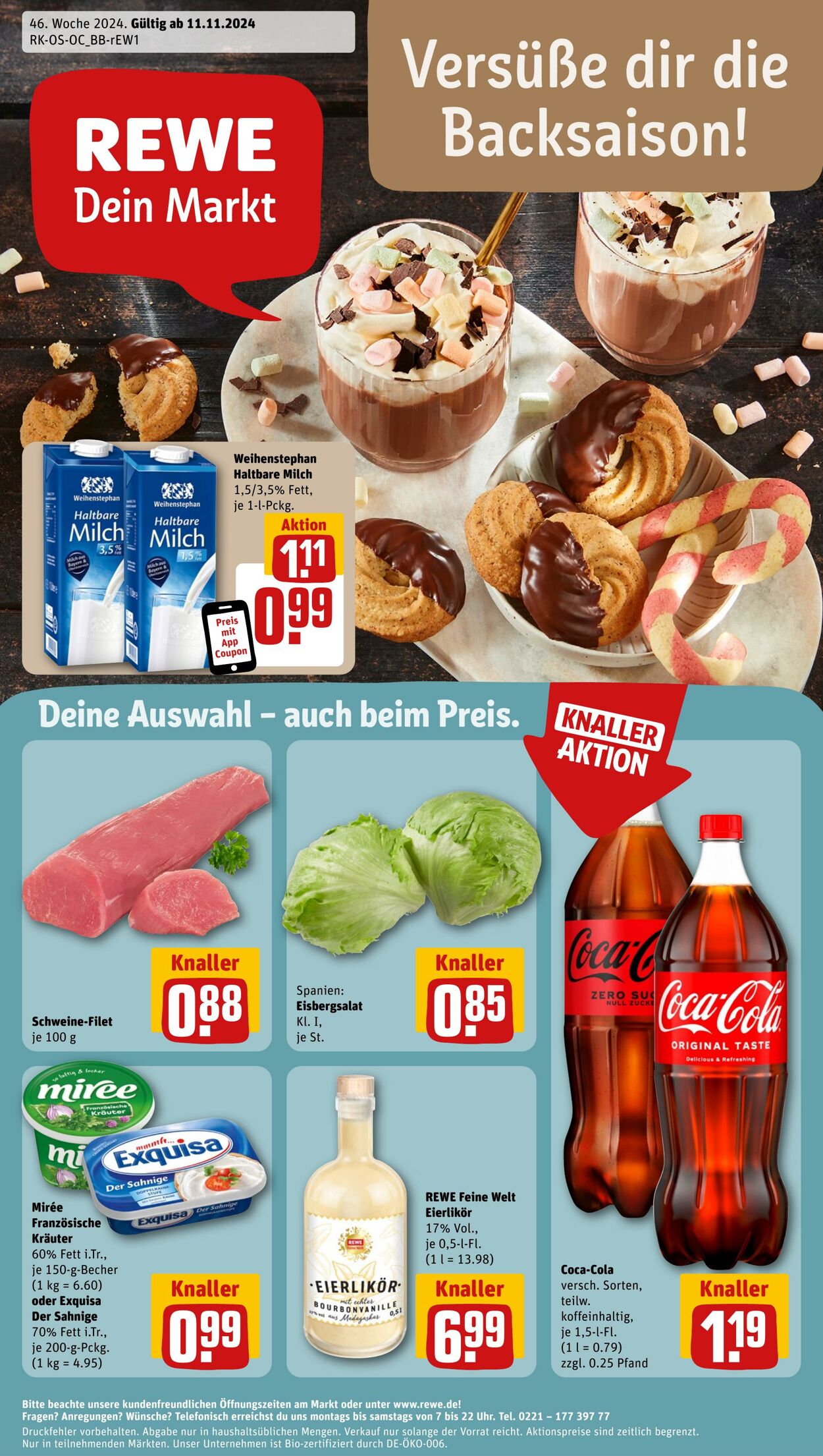 Prospekt Rewe 11.11.2024 - 20.11.2024