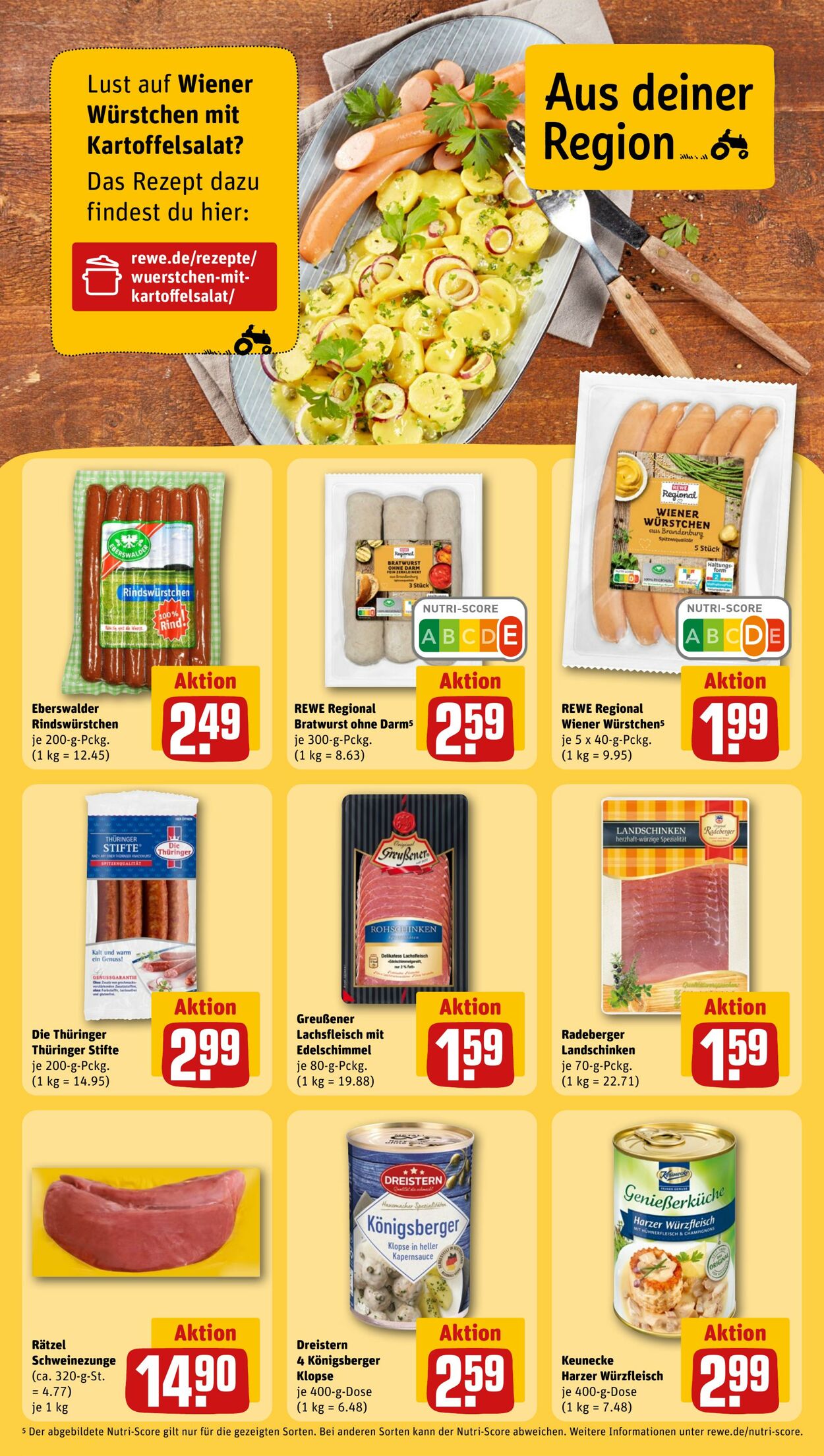 Prospekt Rewe 17.09.2023 - 23.09.2023