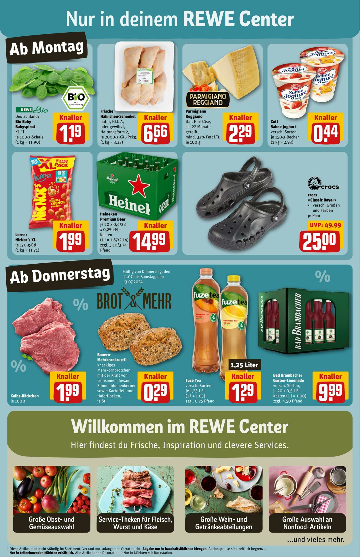 Prospekt Rewe 08.07.2024 - 13.07.2024