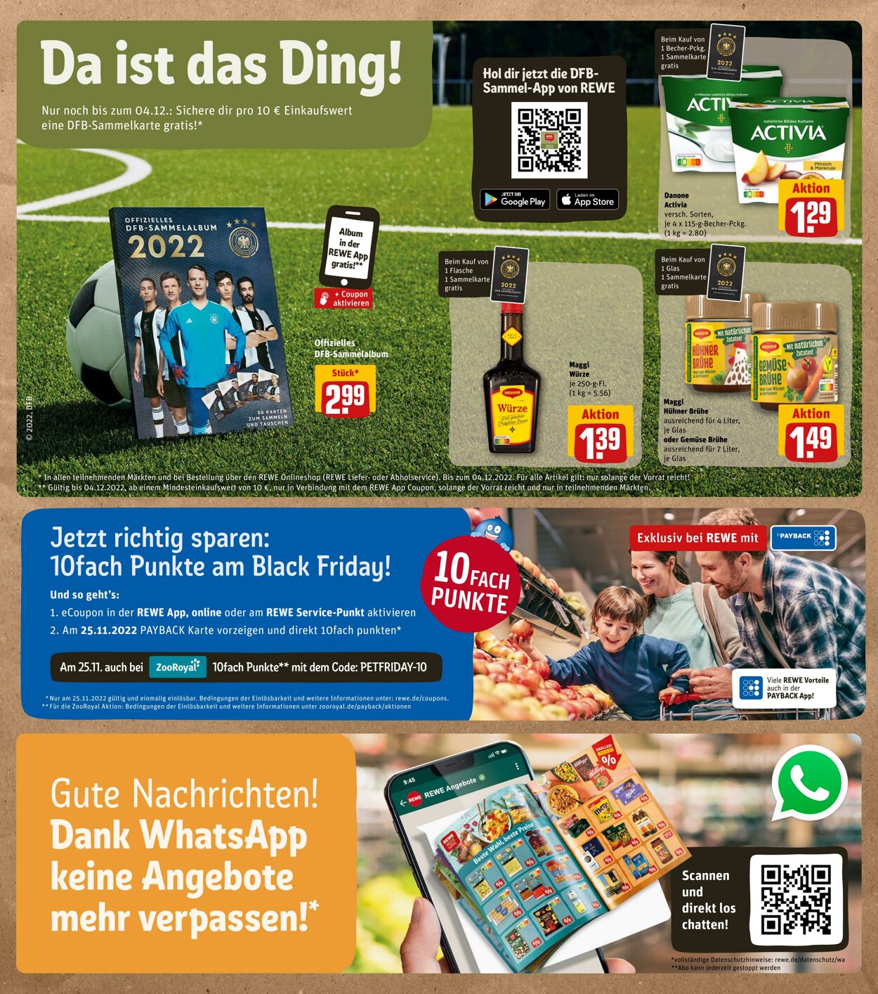 Prospekt Rewe 21.11.2022 - 26.11.2022