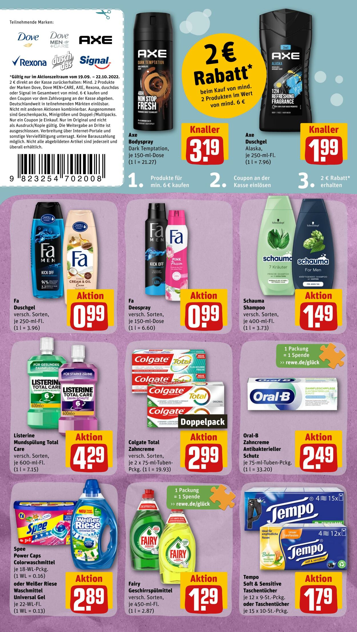 Prospekt Rewe 19.09.2022 - 24.09.2022