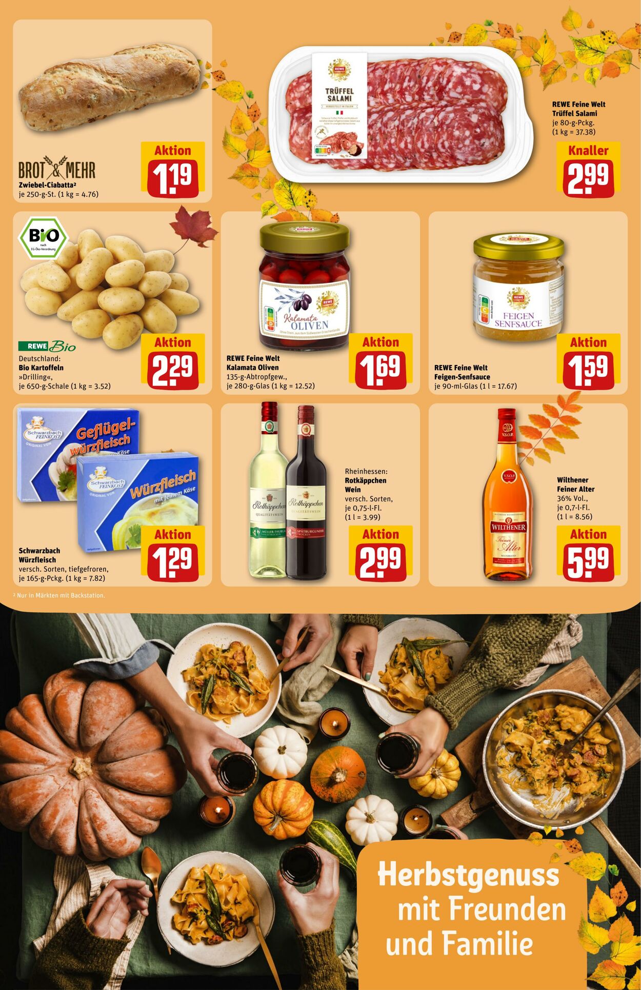 Prospekt Rewe 21.10.2024 - 28.10.2024