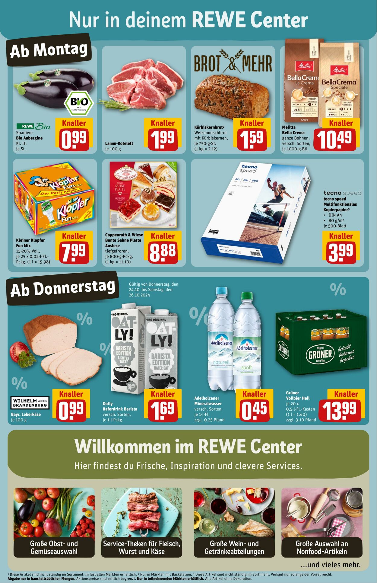 Prospekt Rewe 21.10.2024 - 28.10.2024