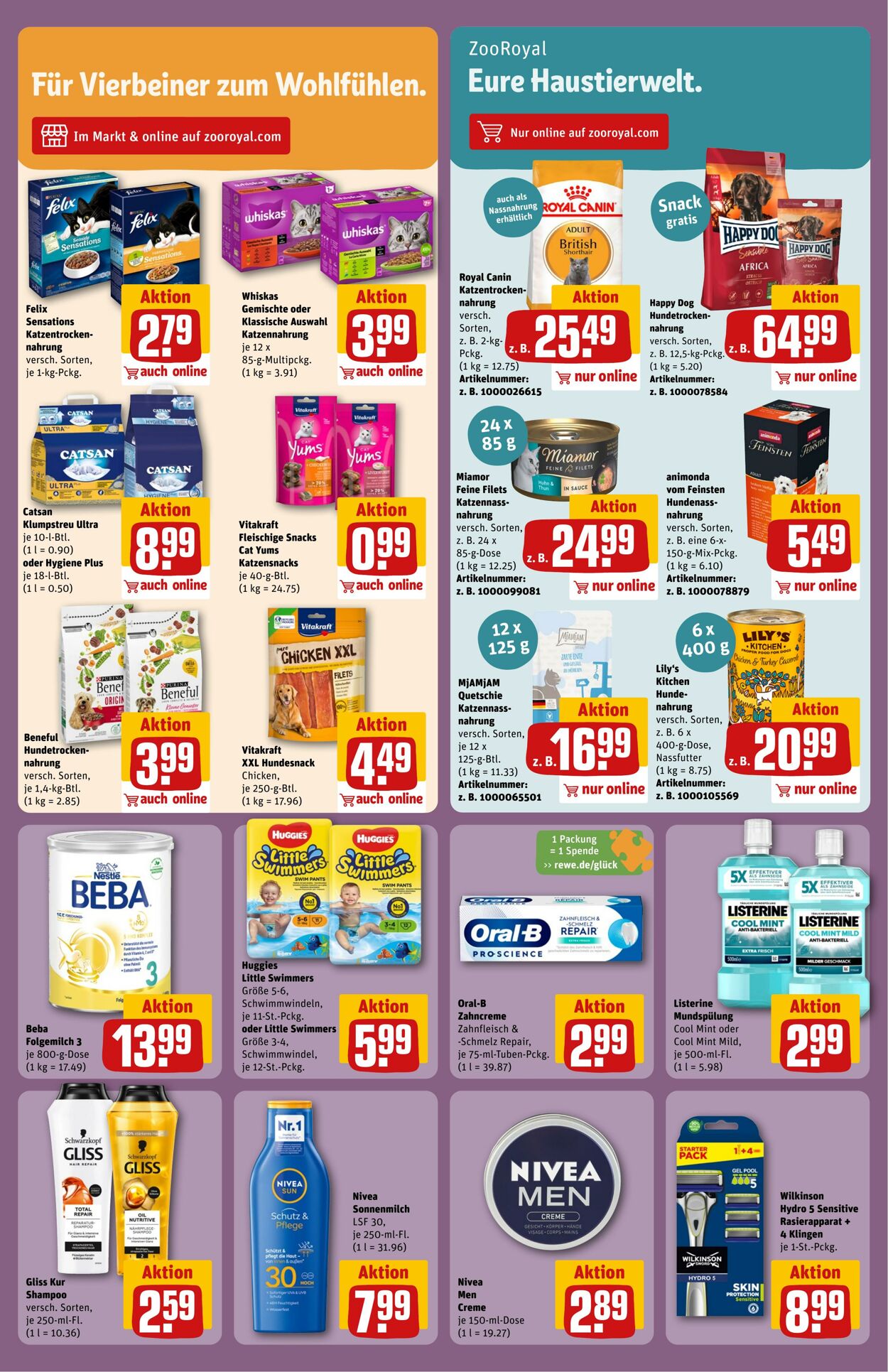 Prospekt Rewe 05.08.2024 - 10.08.2024