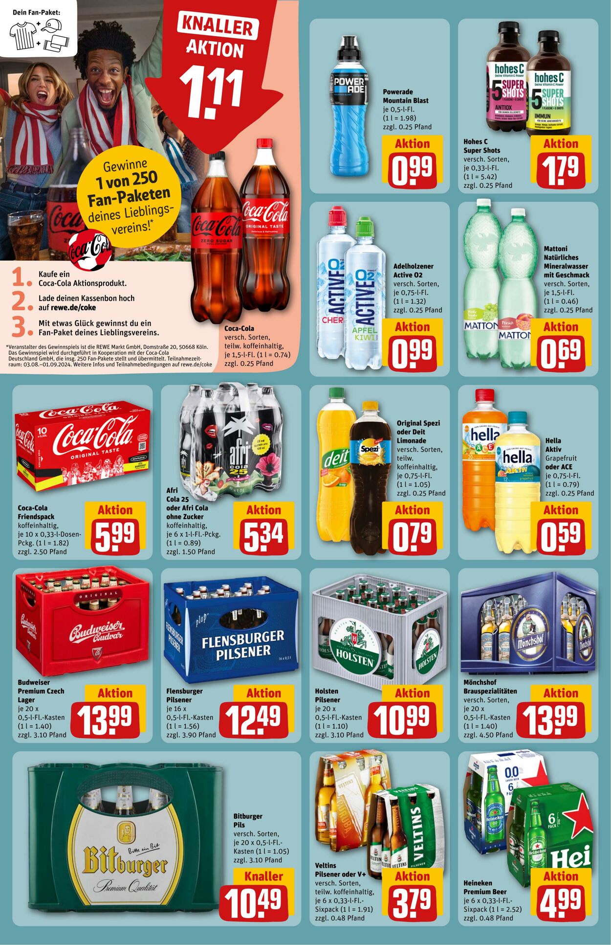 Prospekt Rewe 05.08.2024 - 10.08.2024