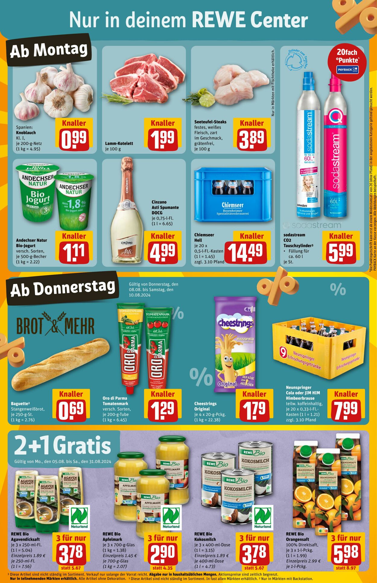 Prospekt Rewe 05.08.2024 - 10.08.2024