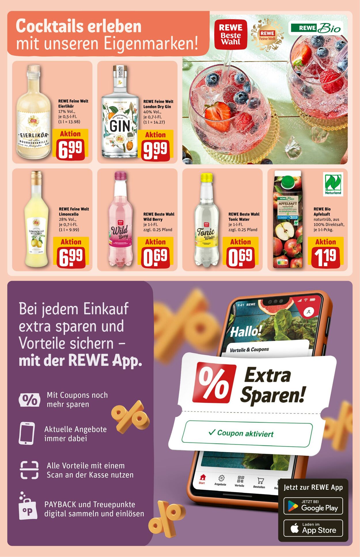 Prospekt Rewe 05.08.2024 - 10.08.2024