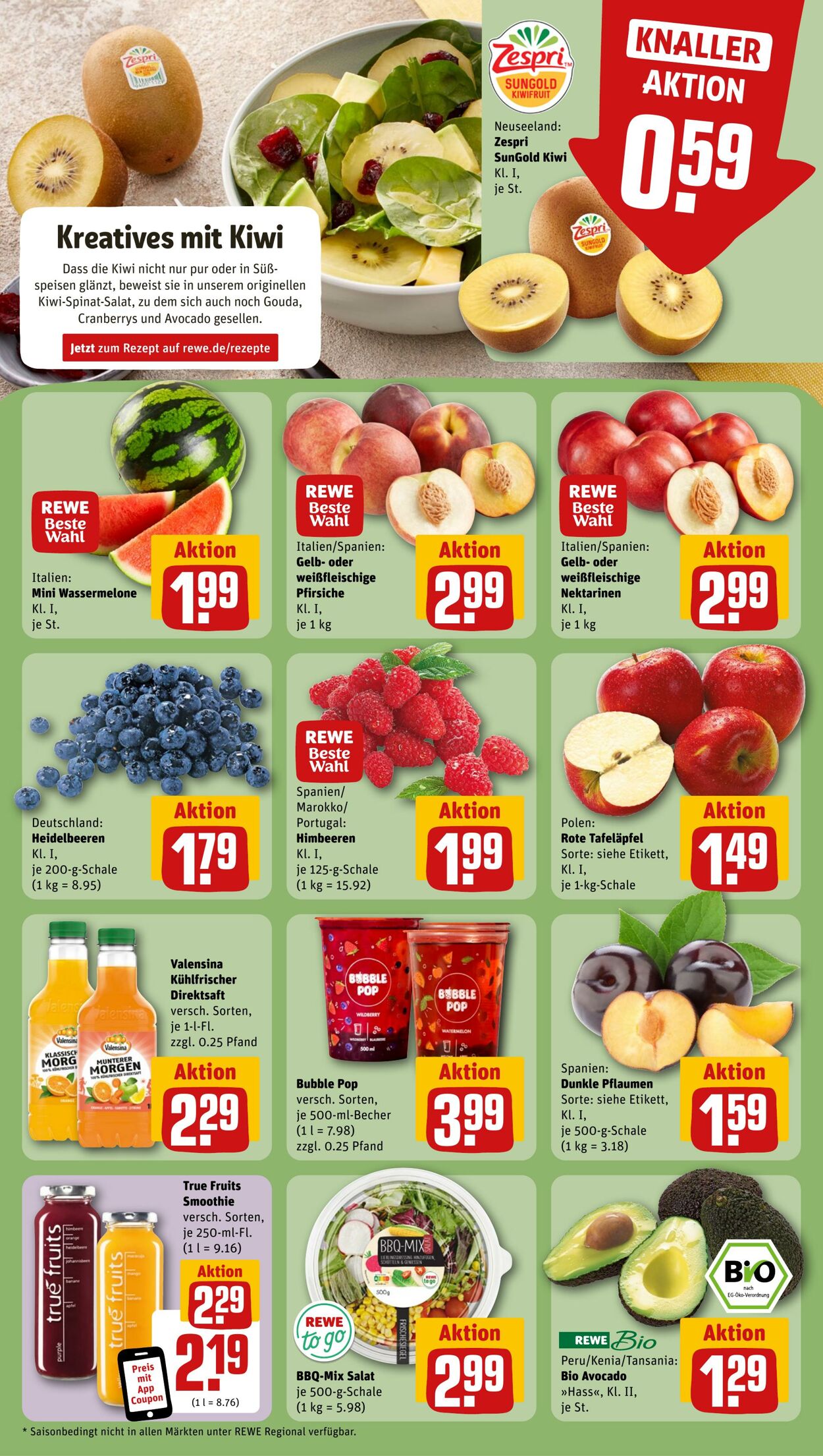 Prospekt Rewe 15.07.2024 - 20.07.2024