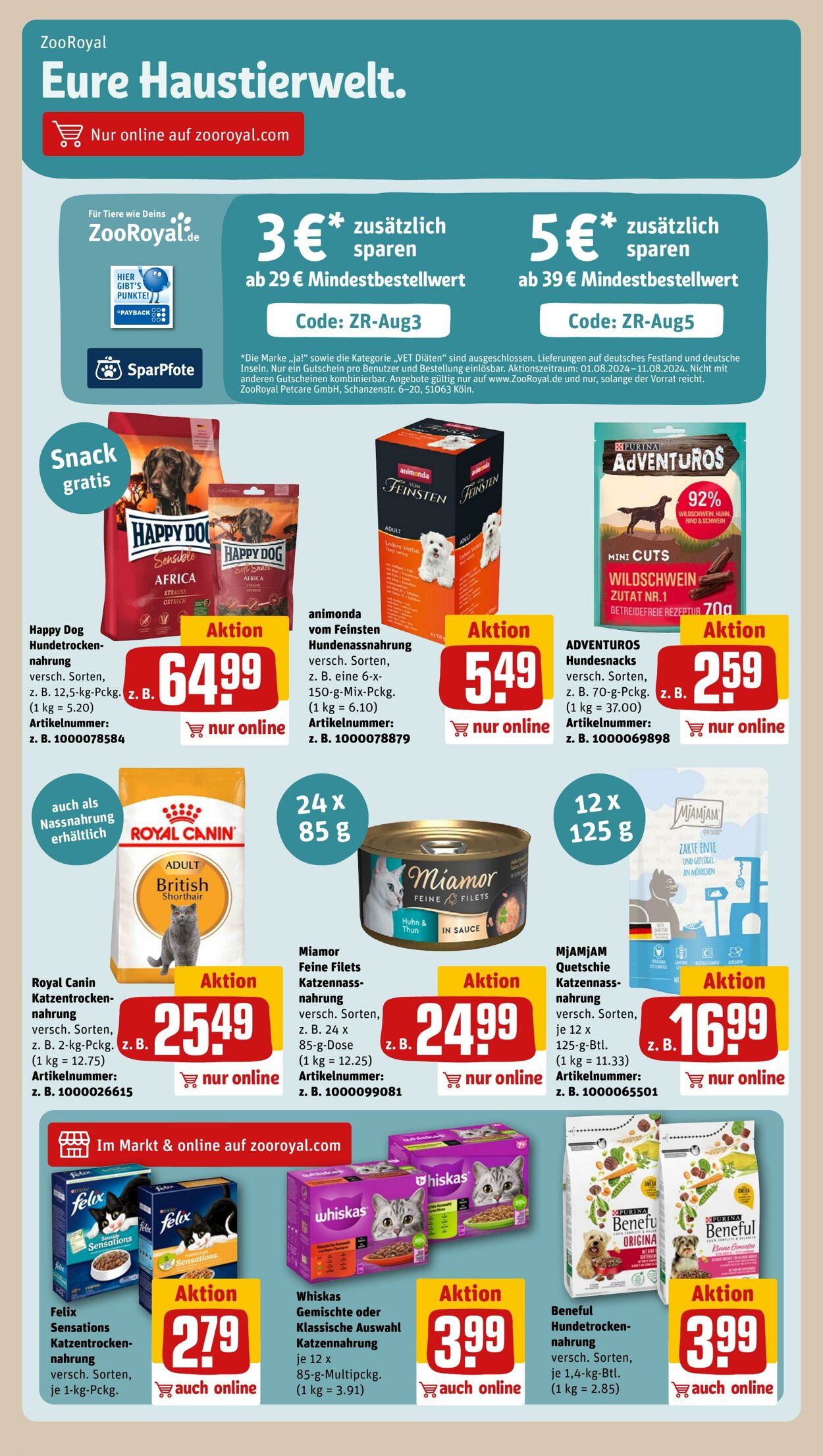 Prospekt Rewe 05.08.2024 - 10.08.2024