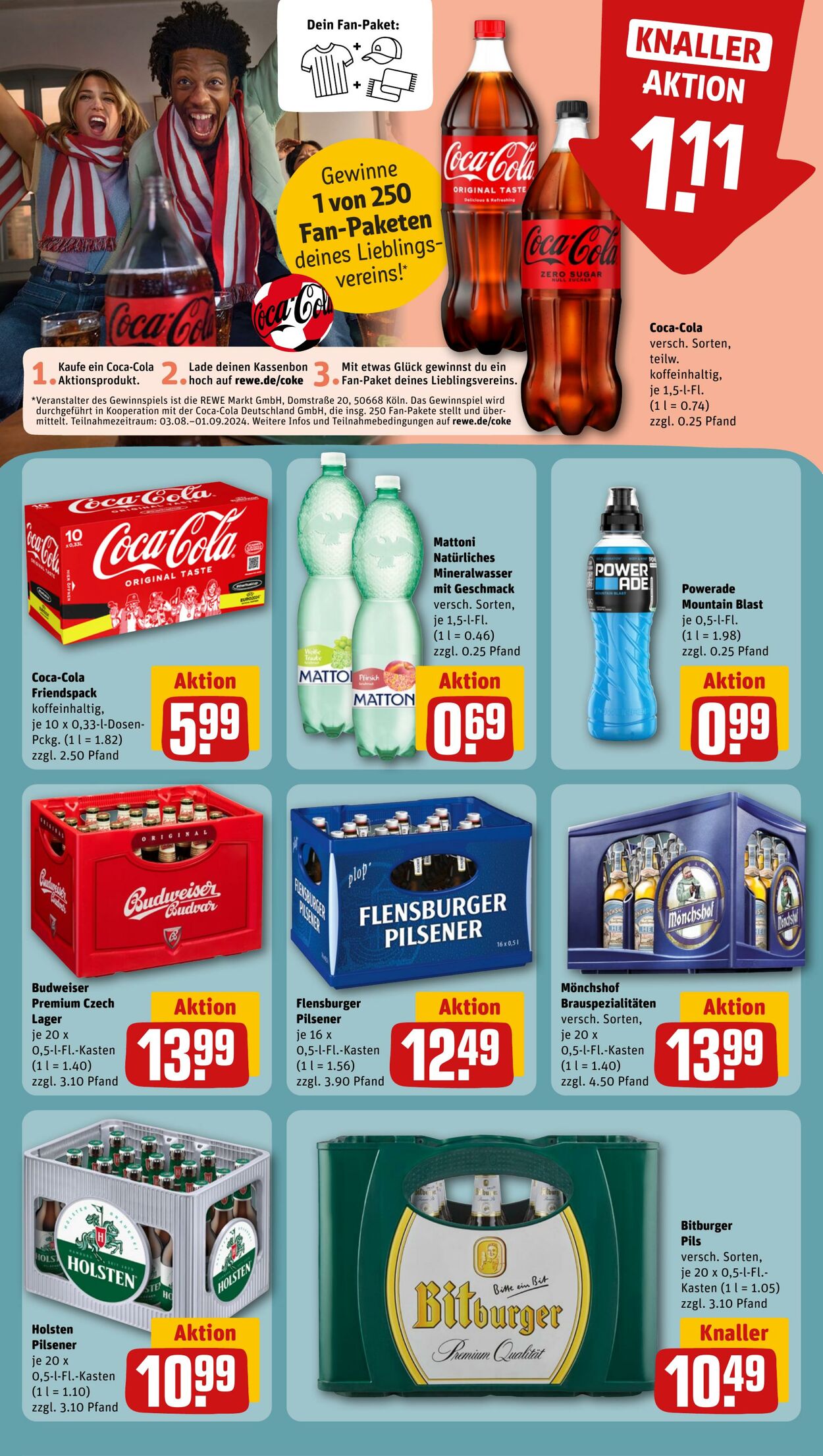 Prospekt Rewe 05.08.2024 - 10.08.2024