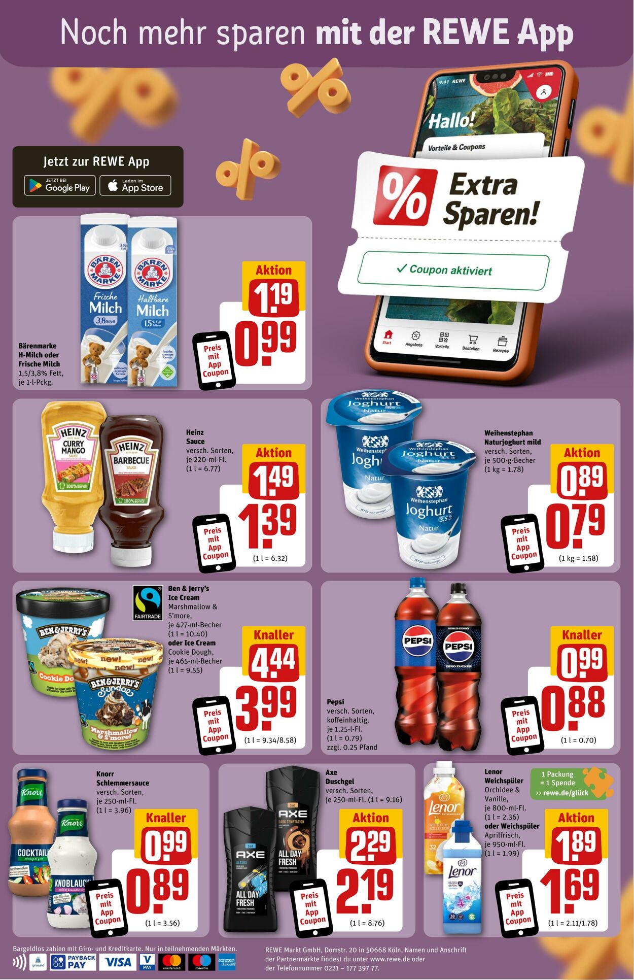 Prospekt Rewe 30.06.2024 - 06.07.2024