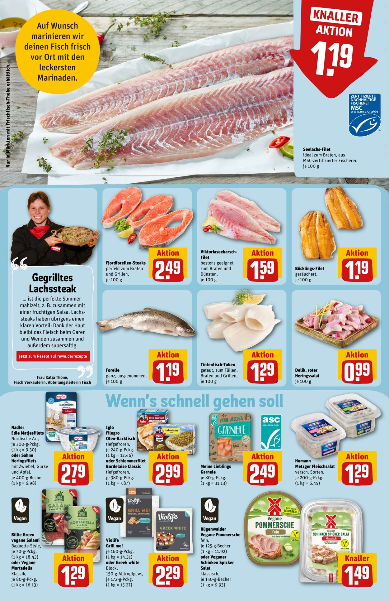 Prospekt Rewe 15.07.2024 - 20.07.2024